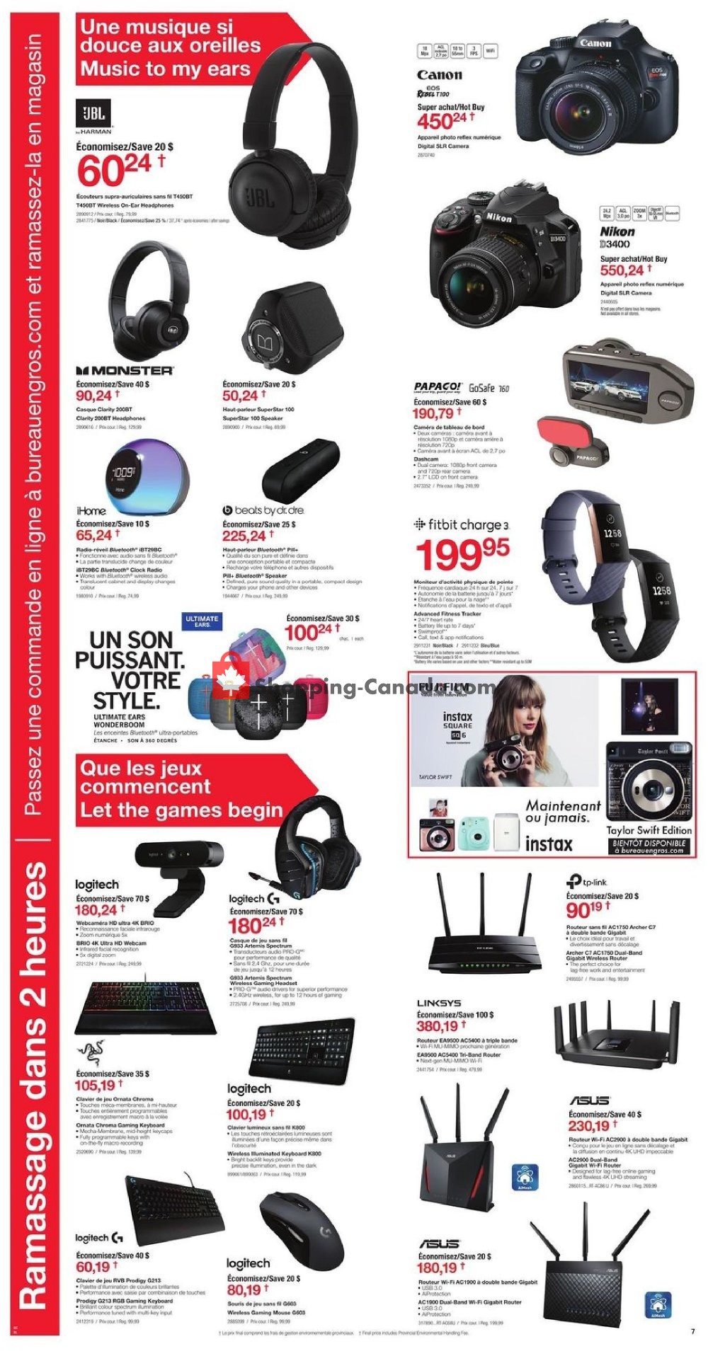 Staples flyer from Wednesday October 10, 2018 to Tuesday October 23, 2018 - page 7