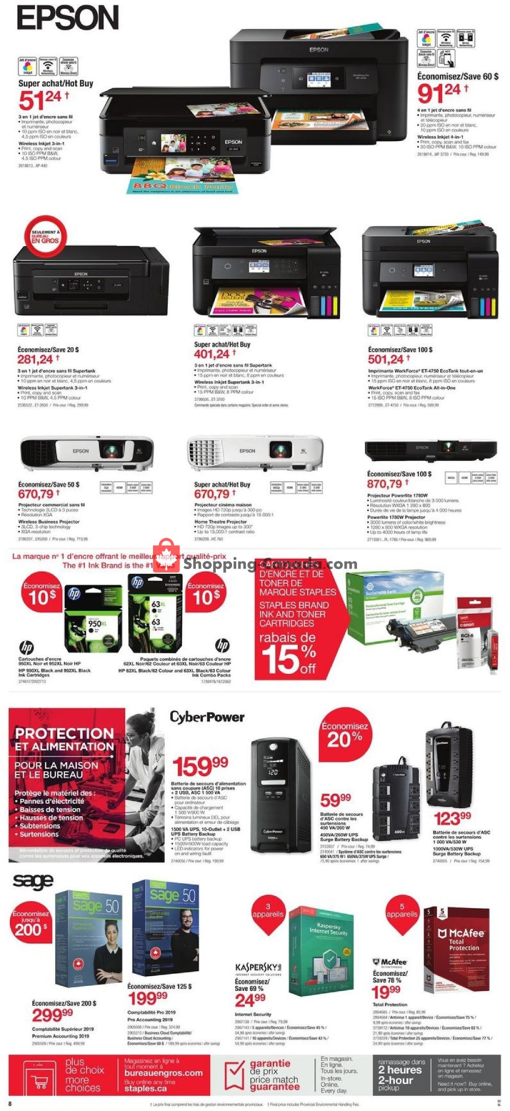 Staples flyer from Wednesday October 10, 2018 to Tuesday October 23, 2018 - page 8