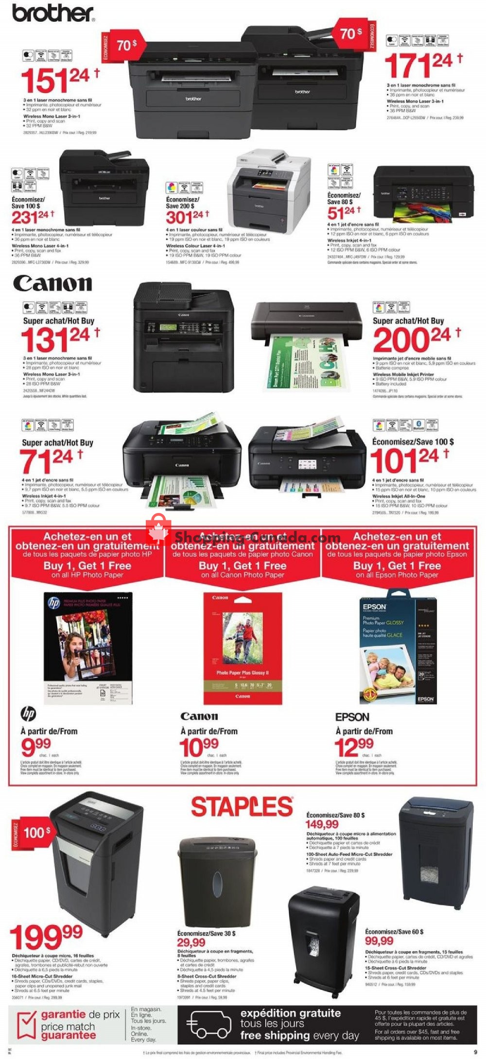 Staples flyer from Wednesday October 10, 2018 to Tuesday October 23, 2018 - page 9