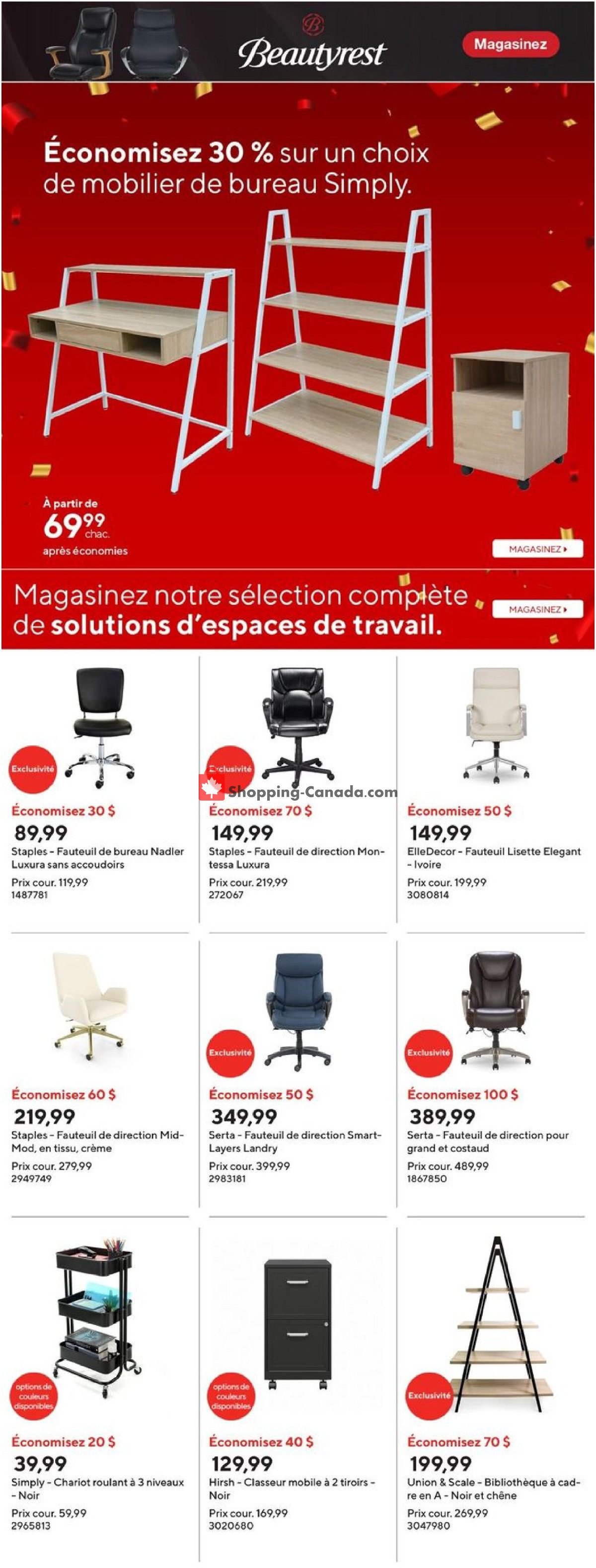 Staples flyer from Wednesday December 11, 2024 to Tuesday December 17, 2024 - page 21