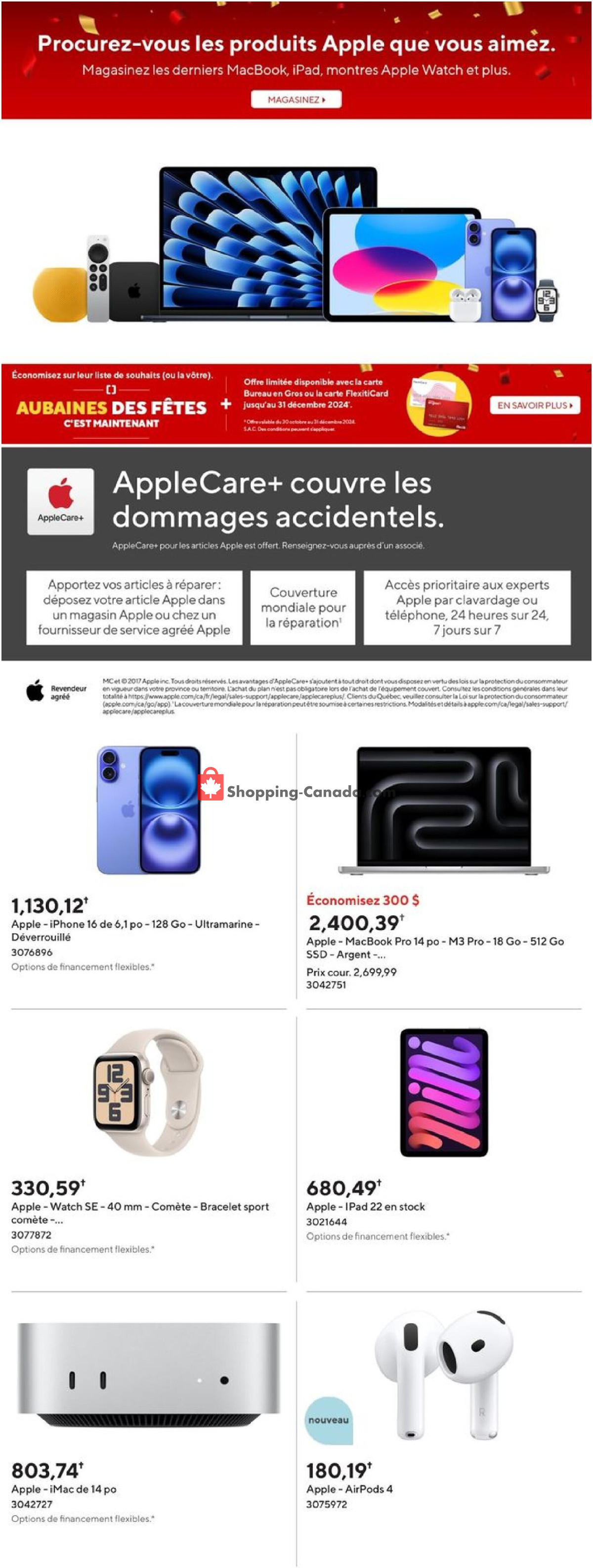 Staples flyer from Wednesday December 11, 2024 to Tuesday December 17, 2024 - page 4