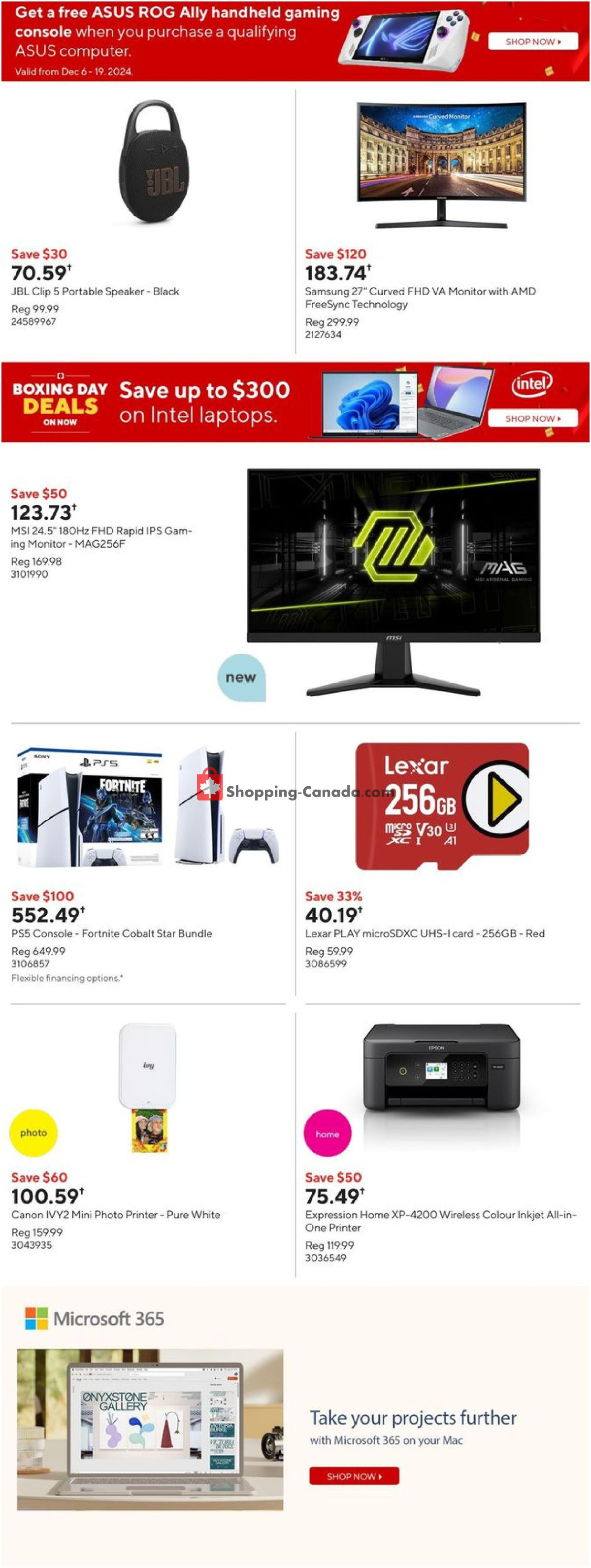 Staples flyer from Wednesday December 11, 2024 to Tuesday December 17, 2024 - page 3