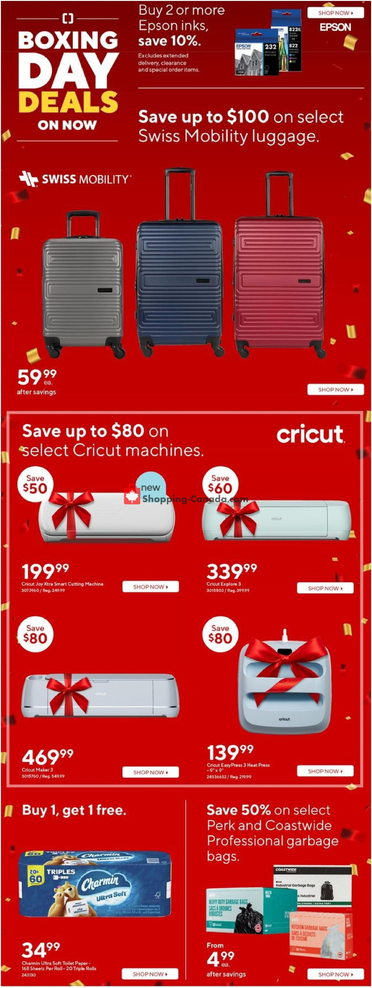 Staples flyer from Wednesday December 11, 2024 to Tuesday December 17, 2024 - page 7