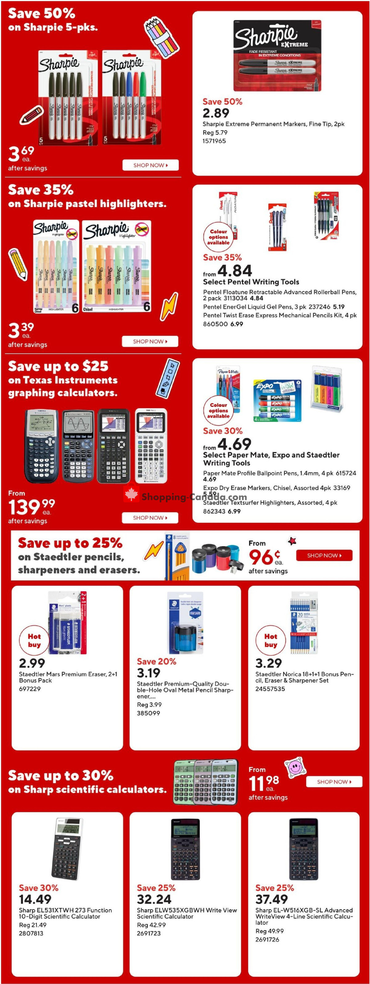 Staples flyer from Friday August 14, 2026 to Thursday August 20, 2026 - page 14
