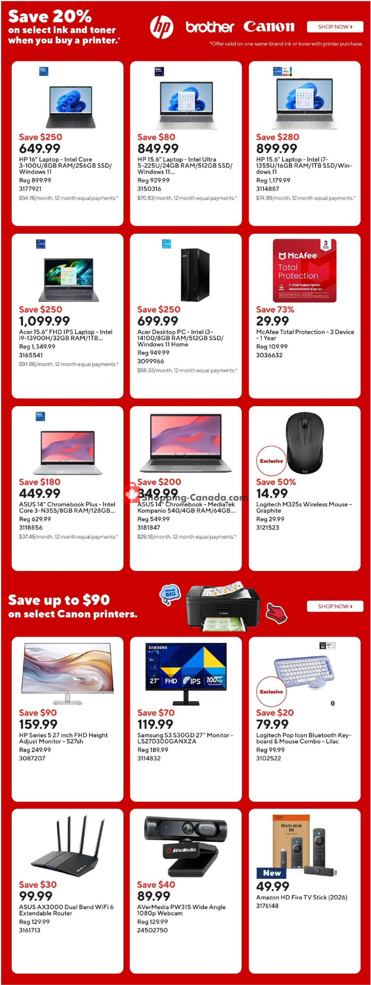 Staples flyer from Friday August 14, 2026 to Thursday August 20, 2026 - page 4