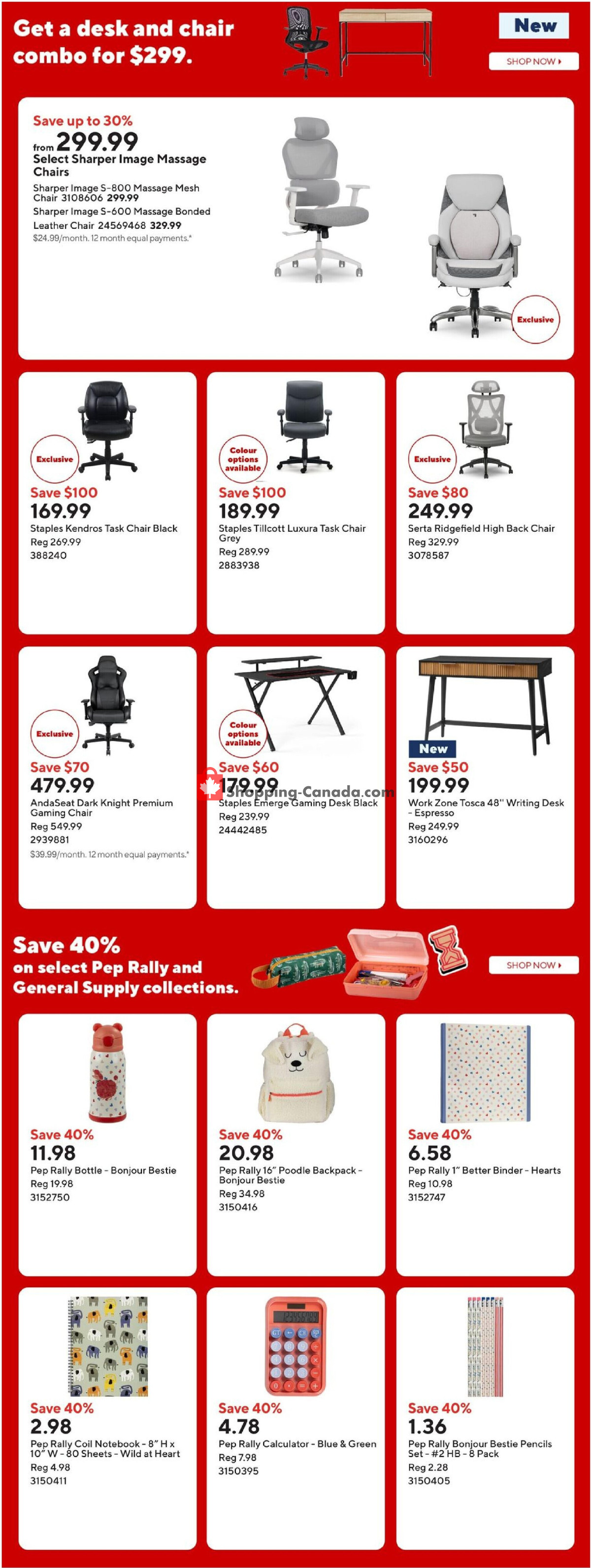 Staples flyer from Friday August 21, 2026 to Thursday August 27, 2026 - page 11