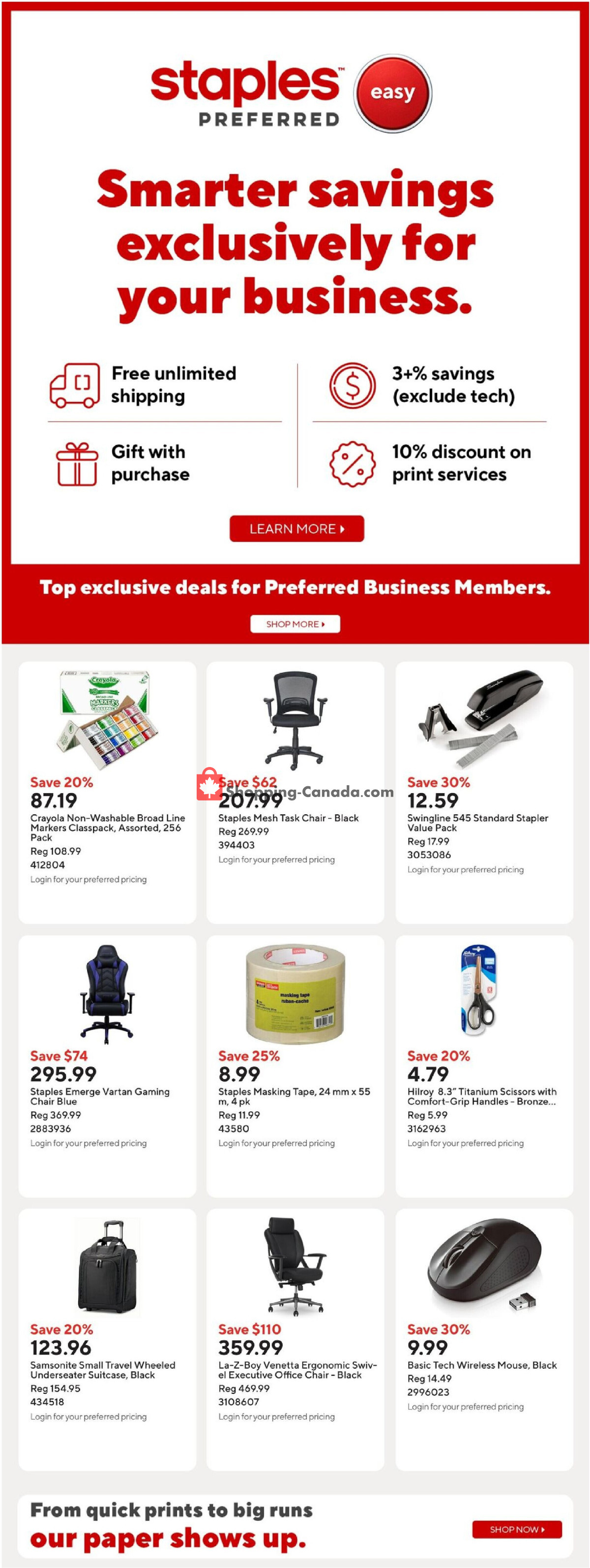 Staples flyer from Friday August 21, 2026 to Thursday August 27, 2026 - page 16