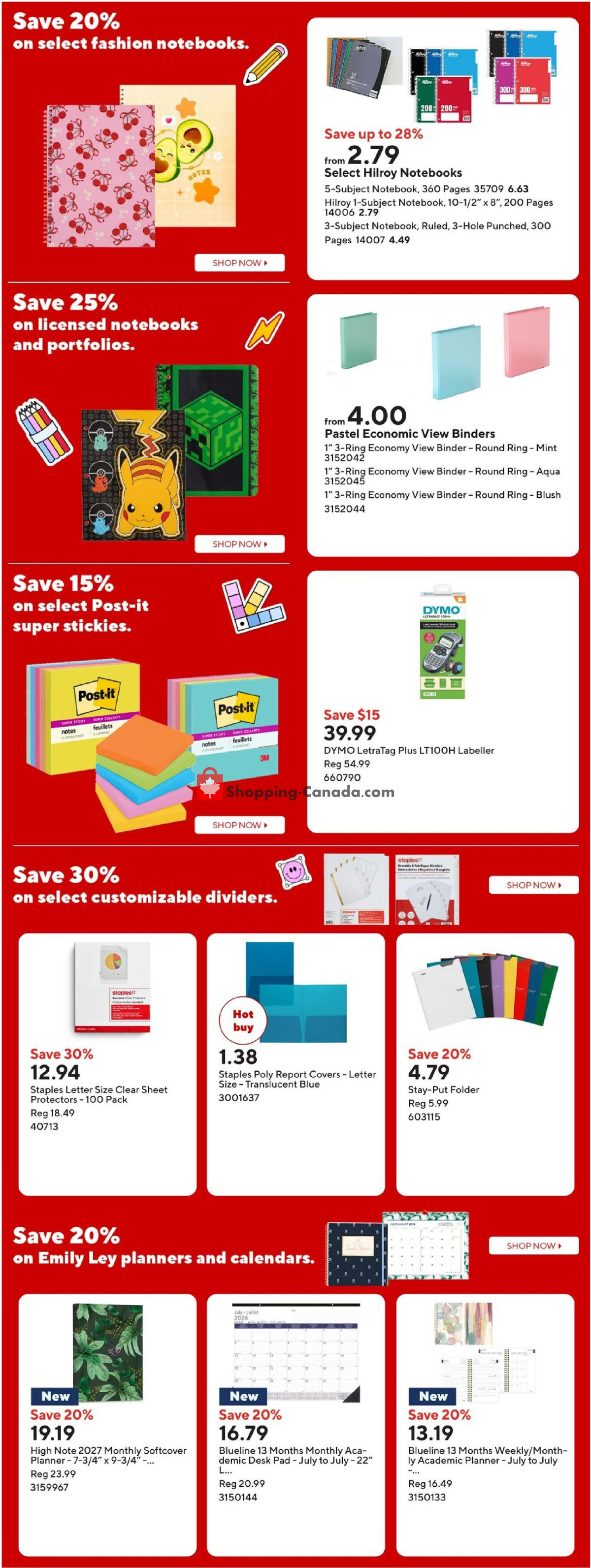 Staples flyer from Friday August 21, 2026 to Thursday August 27, 2026 - page 5