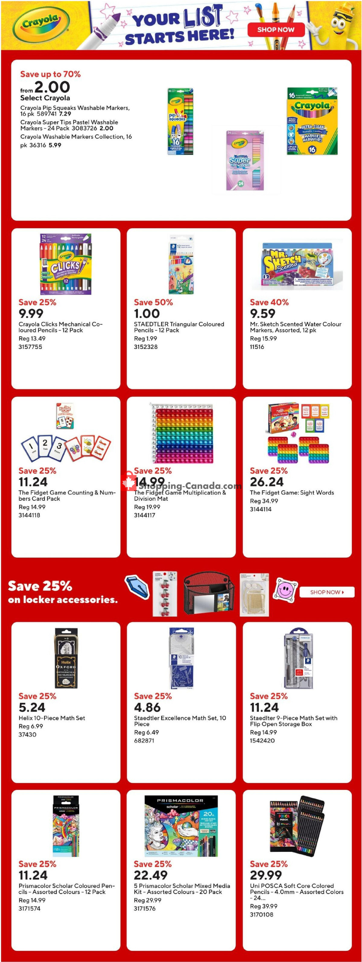 Staples flyer from Friday August 21, 2026 to Thursday August 27, 2026 - page 9