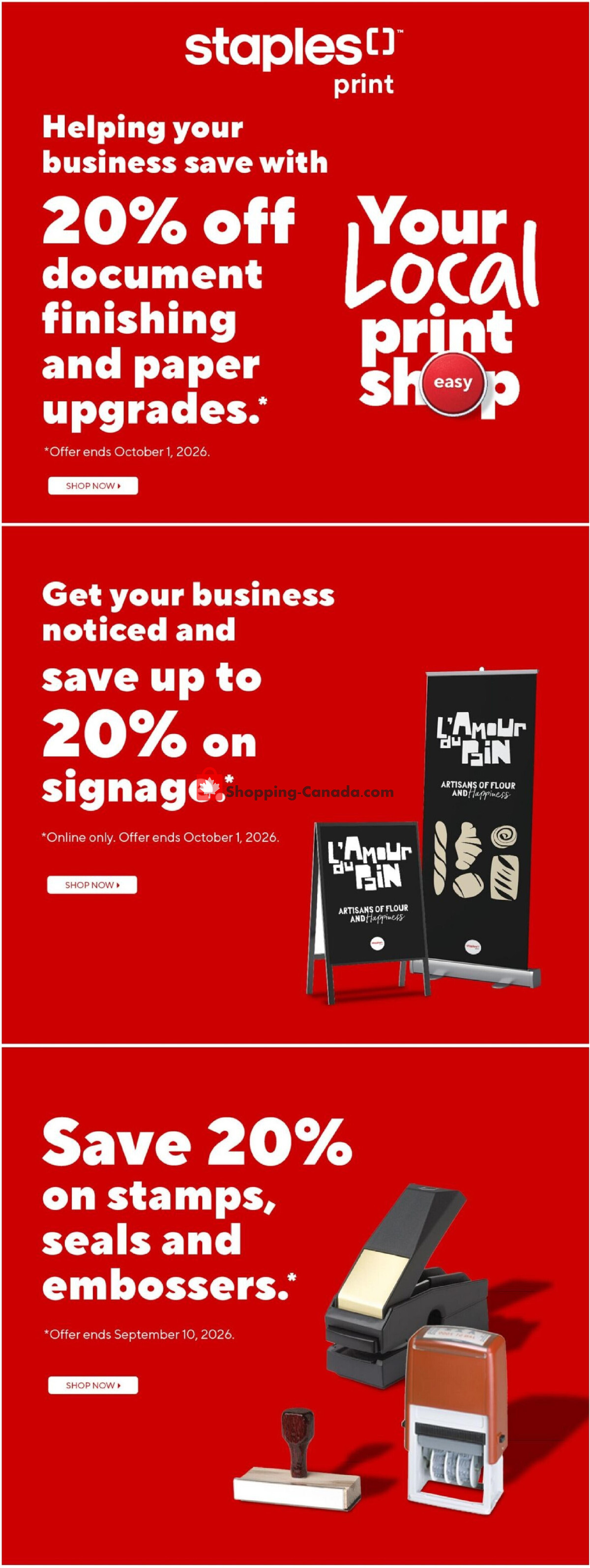 Staples flyer from Friday August 28, 2026 to Thursday September 3, 2026 - page 16