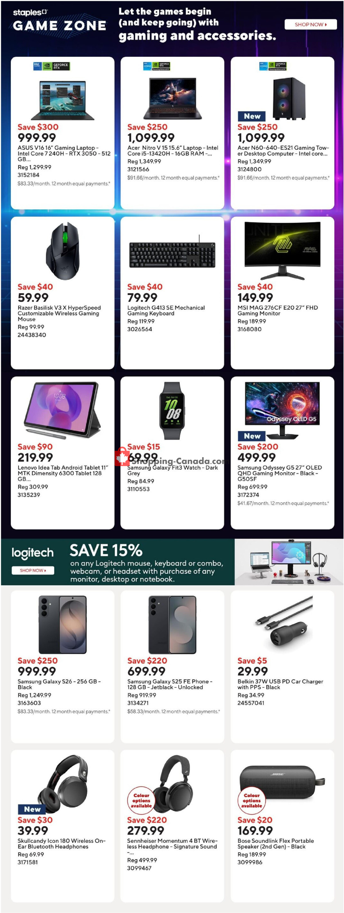 Staples flyer from Friday August 7, 2026 to Thursday August 13, 2026 - page 15