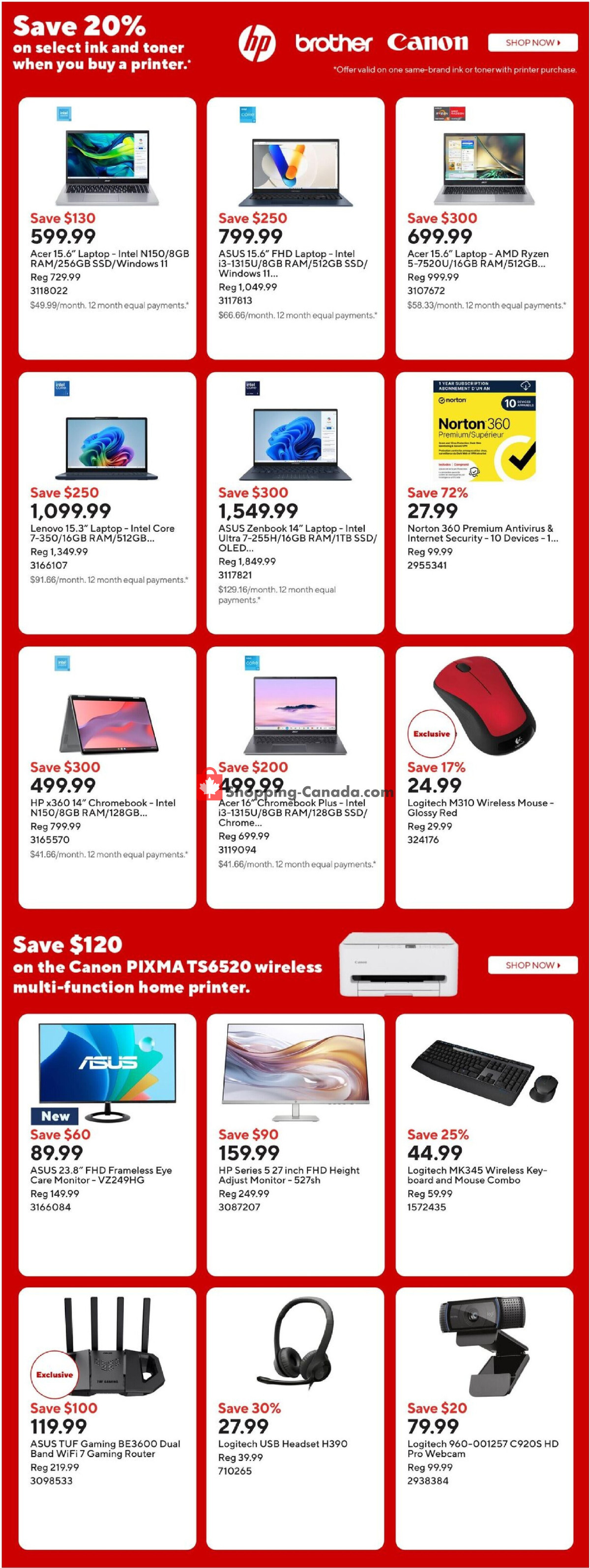 Staples flyer from Friday August 7, 2026 to Thursday August 13, 2026 - page 4