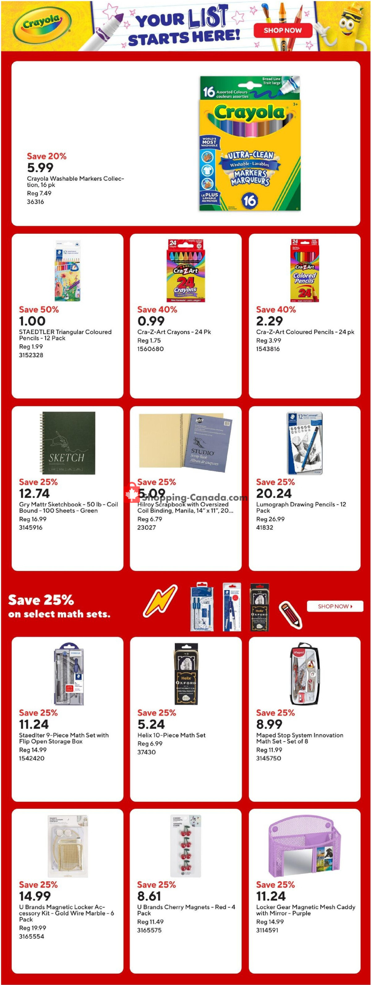 Staples flyer from Friday August 7, 2026 to Thursday August 13, 2026 - page 7