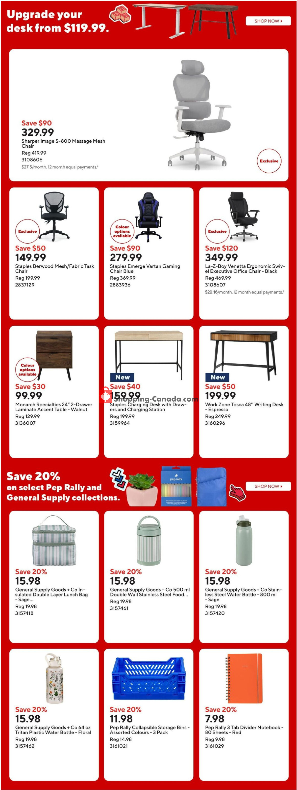 Staples flyer from Friday August 7, 2026 to Thursday August 13, 2026 - page 8