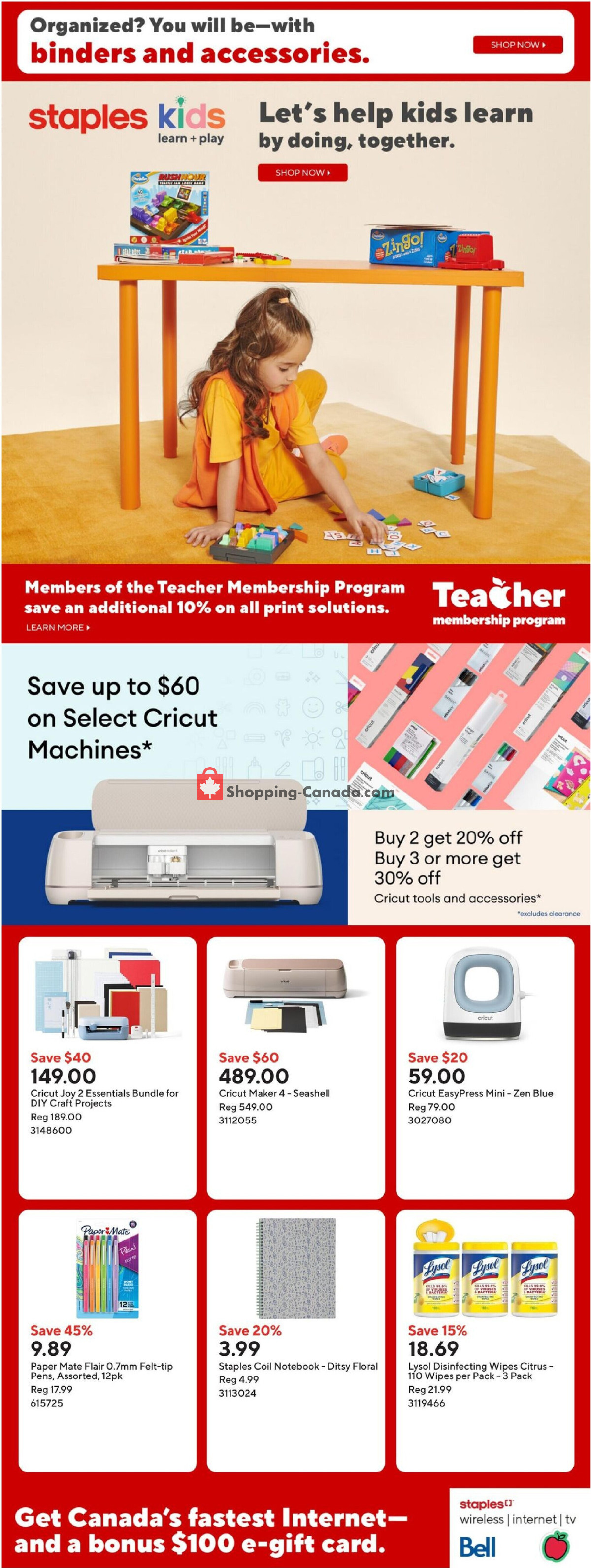 Staples flyer from Friday August 7, 2026 to Thursday August 13, 2026 - page 9