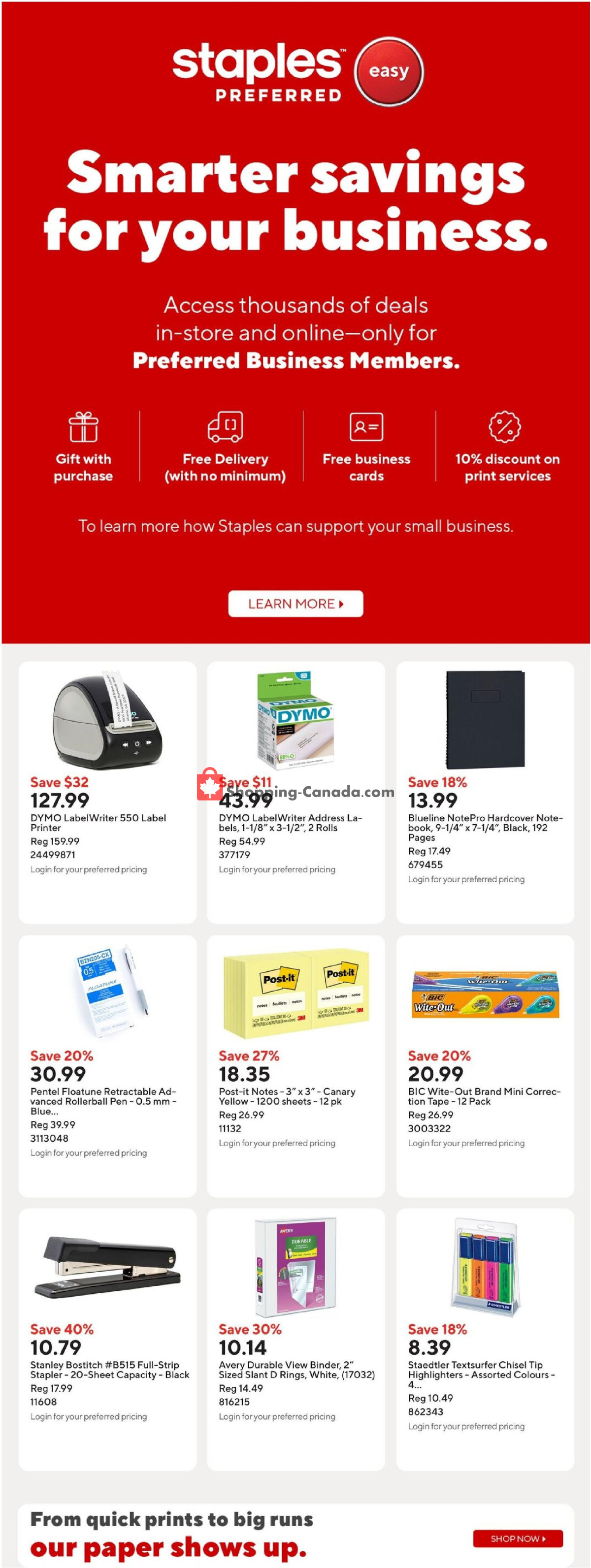 Staples flyer from Friday July 10, 2026 to Thursday July 16, 2026 - page 17