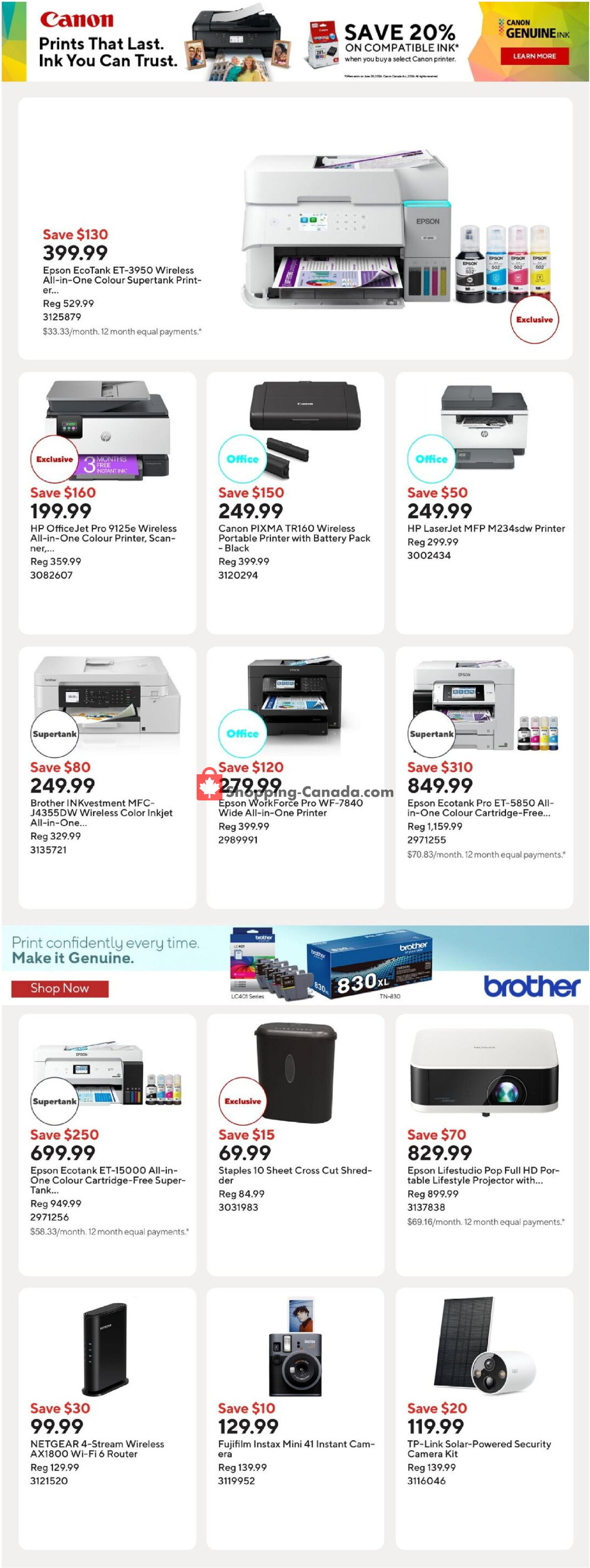 Staples flyer from Friday July 10, 2026 to Thursday July 16, 2026 - page 4