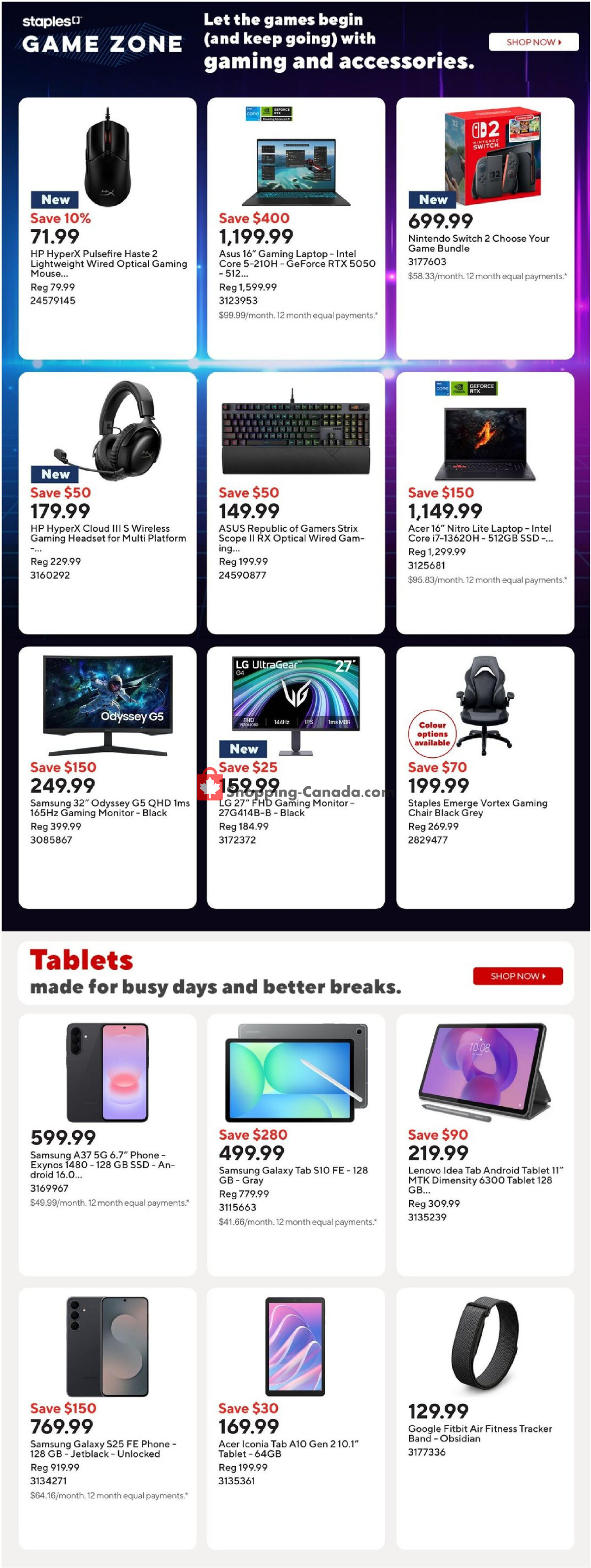 Staples flyer from Friday July 10, 2026 to Thursday July 16, 2026 - page 8