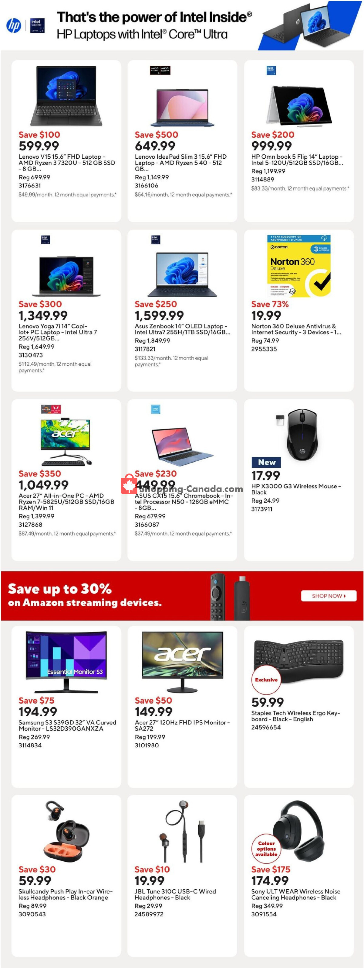 Staples flyer from Friday July 3, 2026 to Thursday July 9, 2026 - page 4