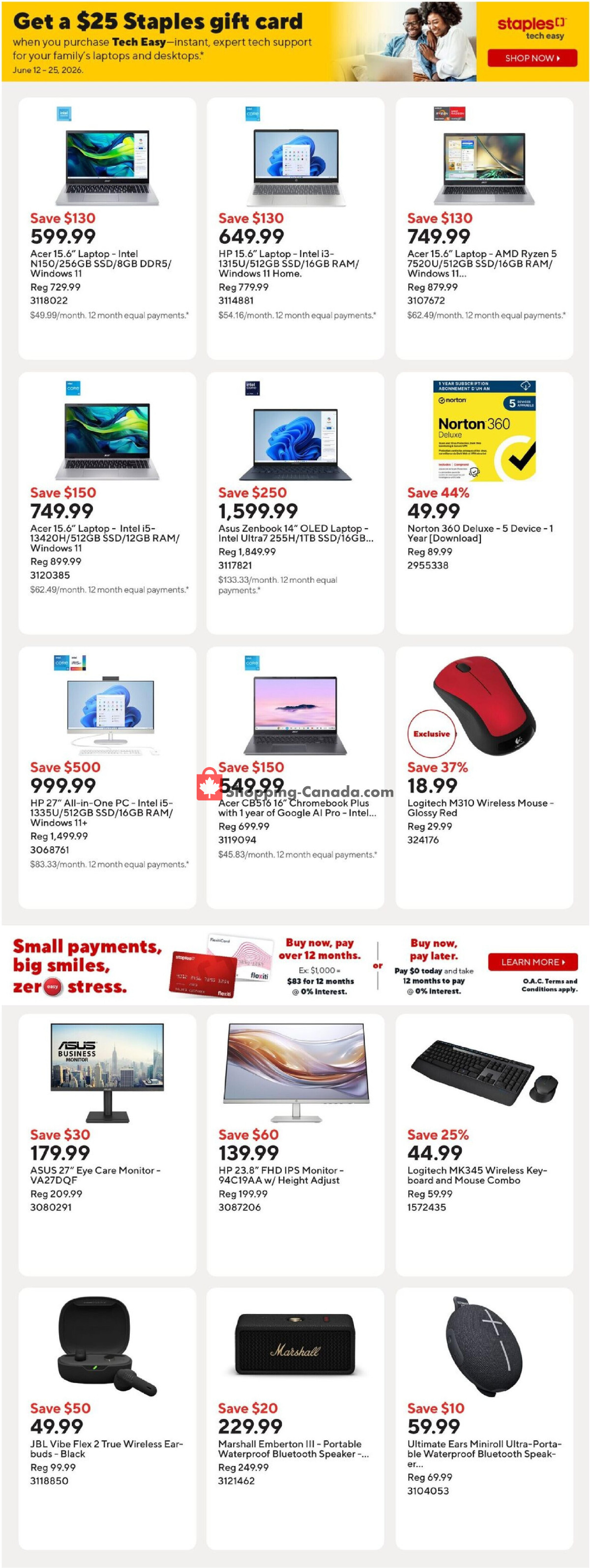 Staples flyer from Friday June 12, 2026 to Thursday June 18, 2026 - page 8