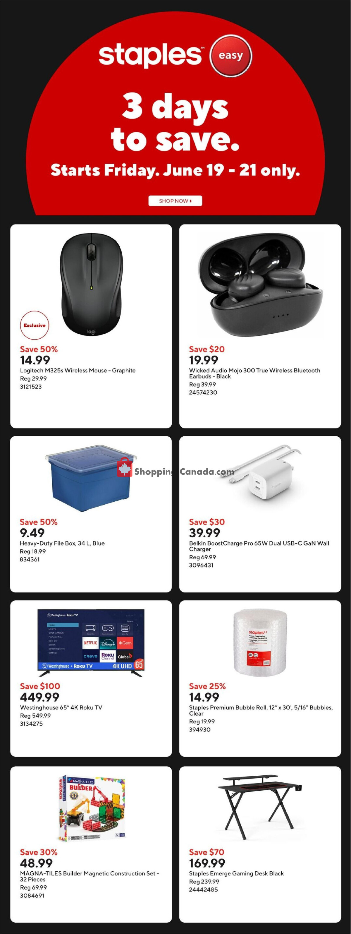 Staples flyer from Friday June 19, 2026 to Thursday June 25, 2026 - page 2