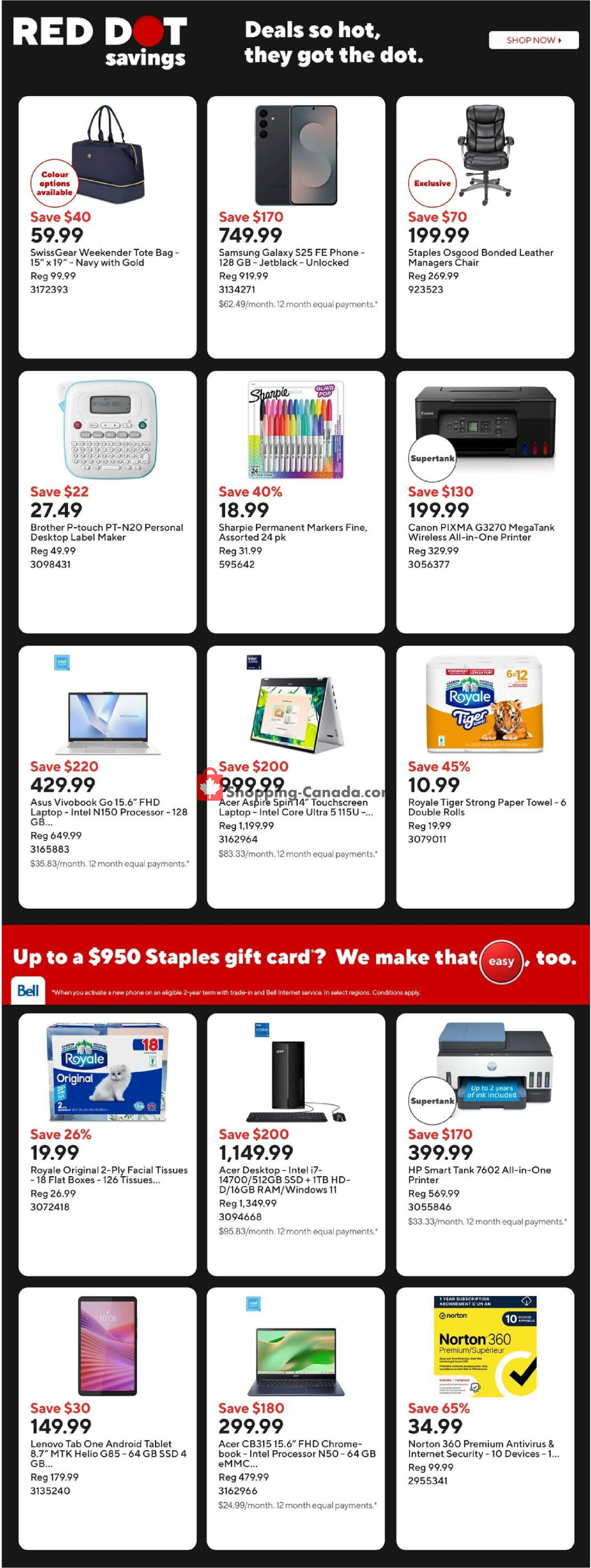 Staples flyer from Friday June 19, 2026 to Thursday June 25, 2026 - page 3