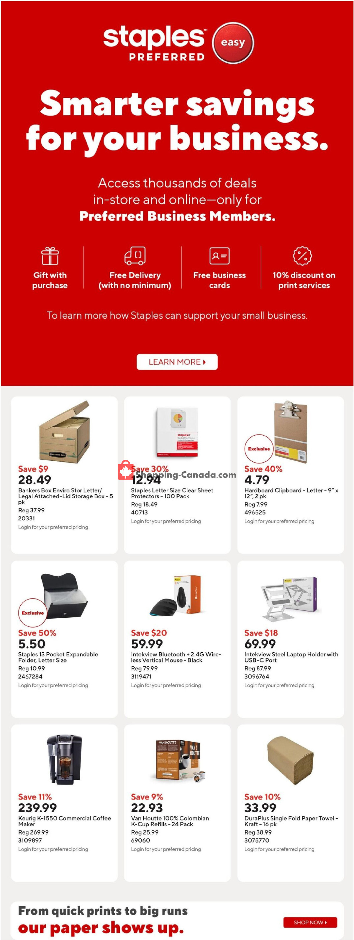 Staples flyer from Friday June 26, 2026 to Thursday July 2, 2026 - page 16