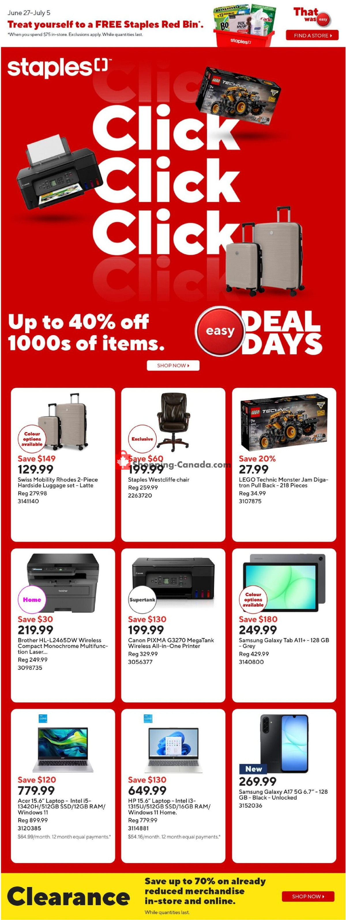 Staples flyer from Friday June 26, 2026 to Thursday July 2, 2026 - page 2