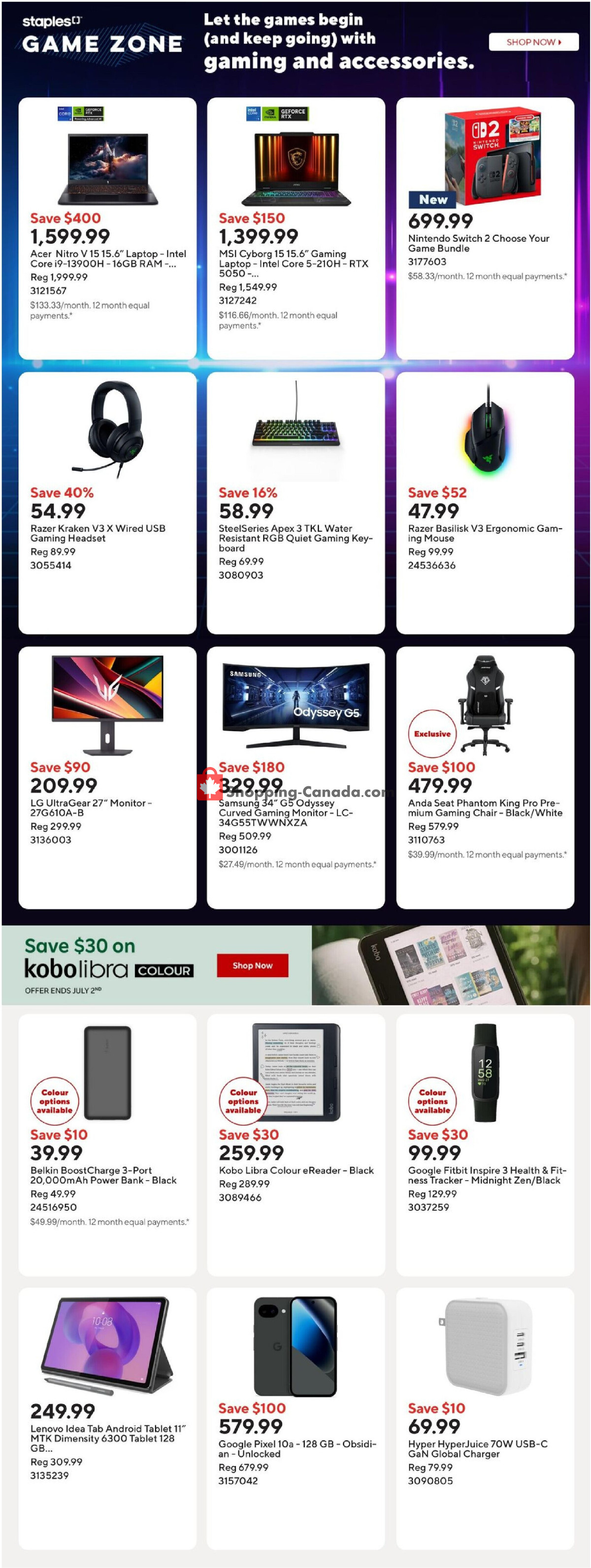 Staples flyer from Friday June 26, 2026 to Thursday July 2, 2026 - page 6
