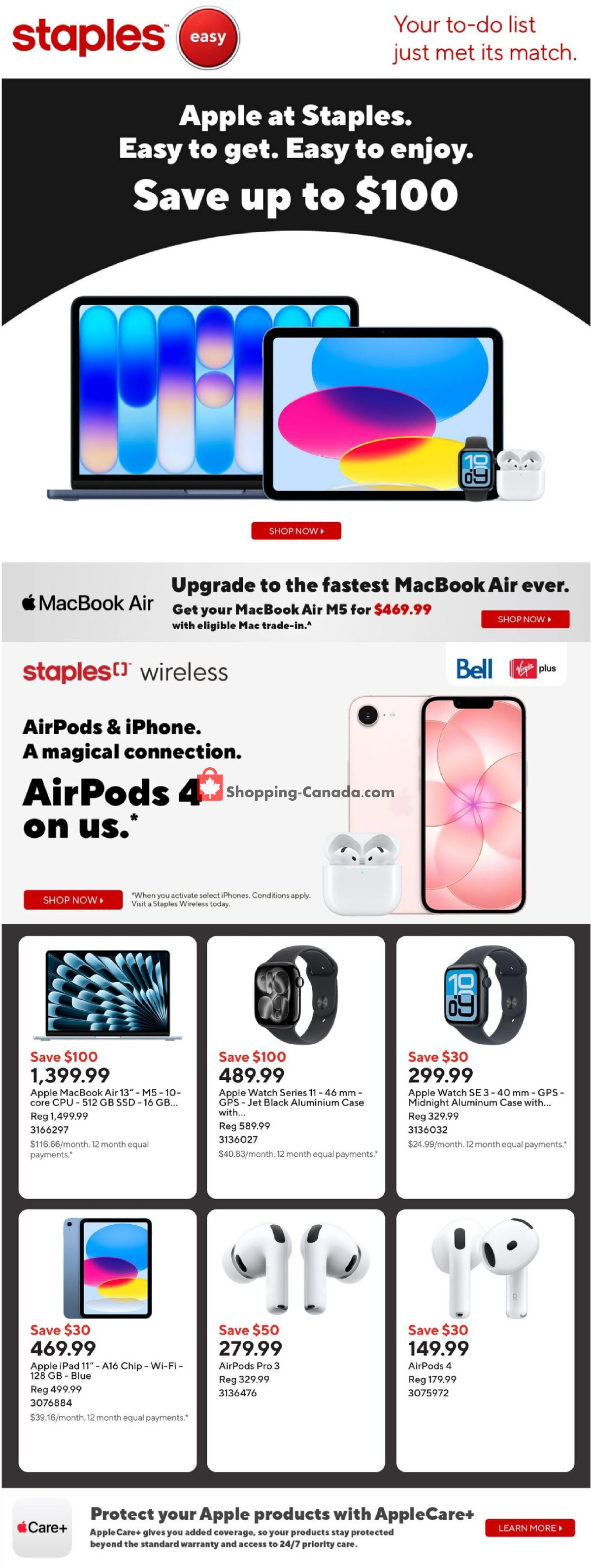 Staples flyer from Friday June 5, 2026 to Thursday June 11, 2026 - page 1
