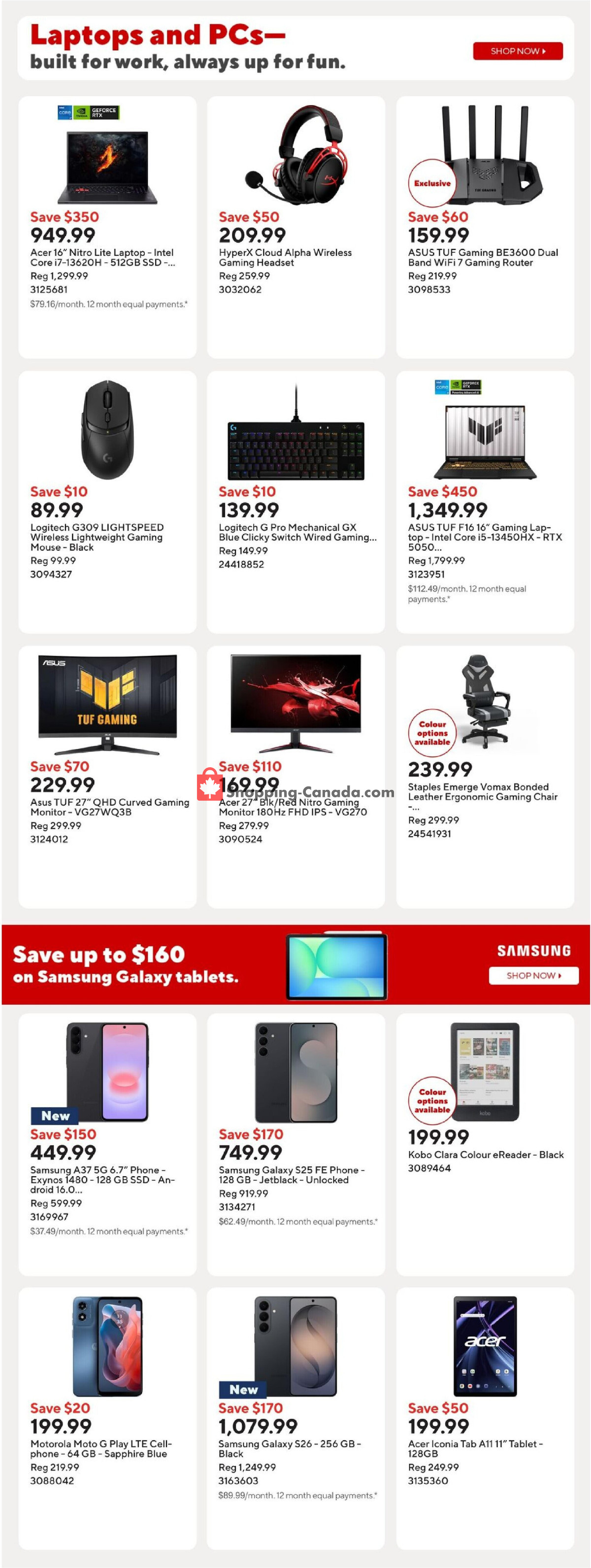 Staples flyer from Friday June 5, 2026 to Thursday June 11, 2026 - page 7