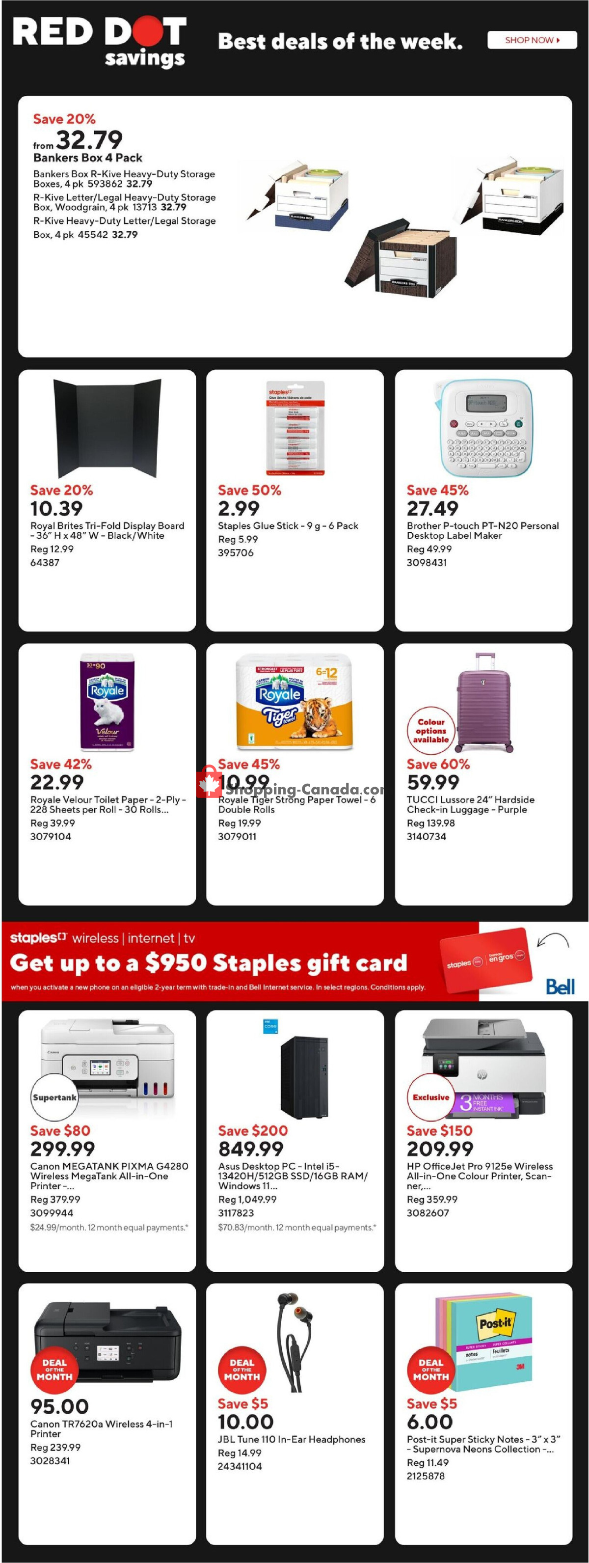 Staples flyer from Friday May 22, 2026 to Thursday May 28, 2026 - page 2