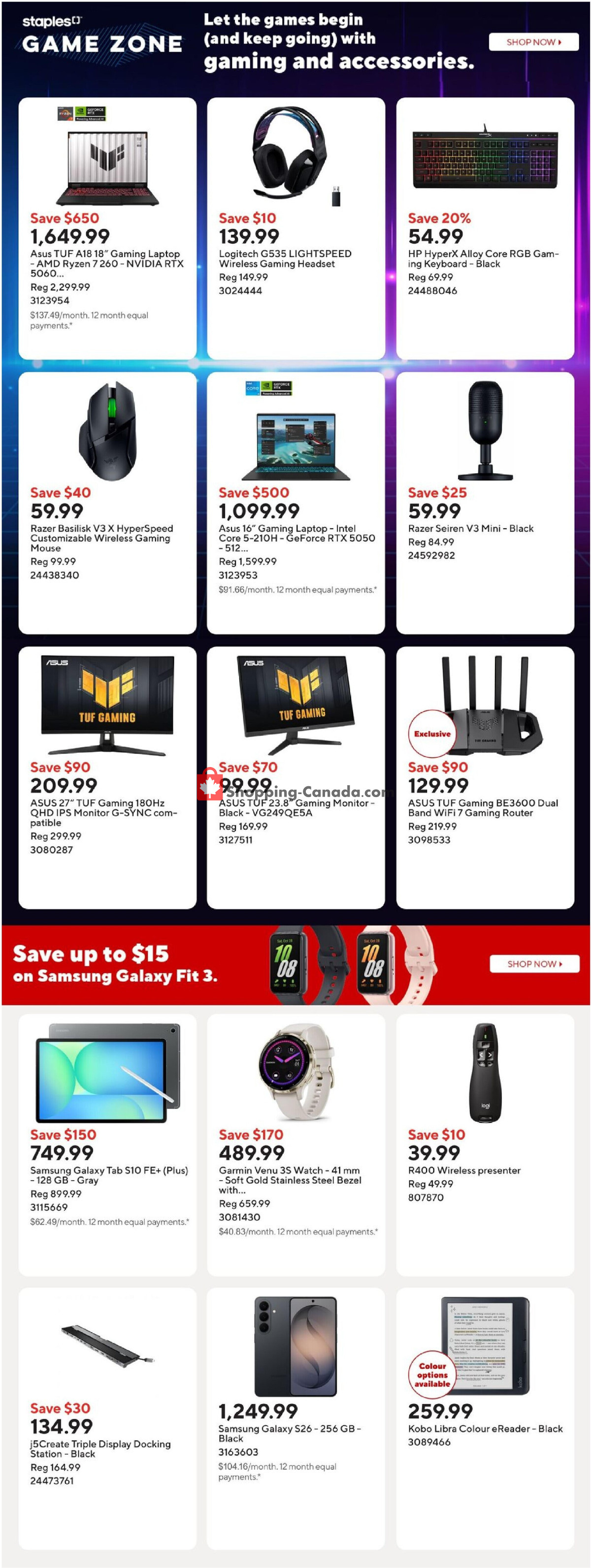 Staples flyer from Friday May 22, 2026 to Thursday May 28, 2026 - page 4