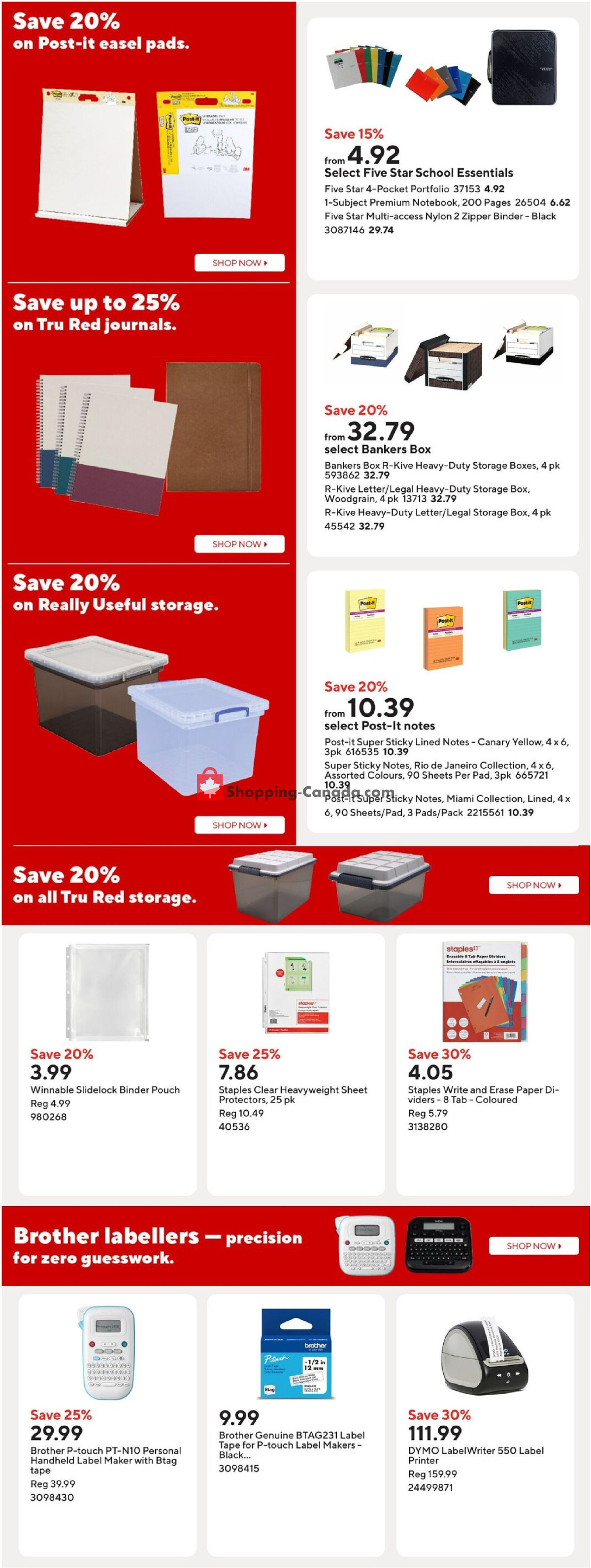 Staples flyer from Friday September 18, 2026 to Thursday September 24, 2026 - page 15
