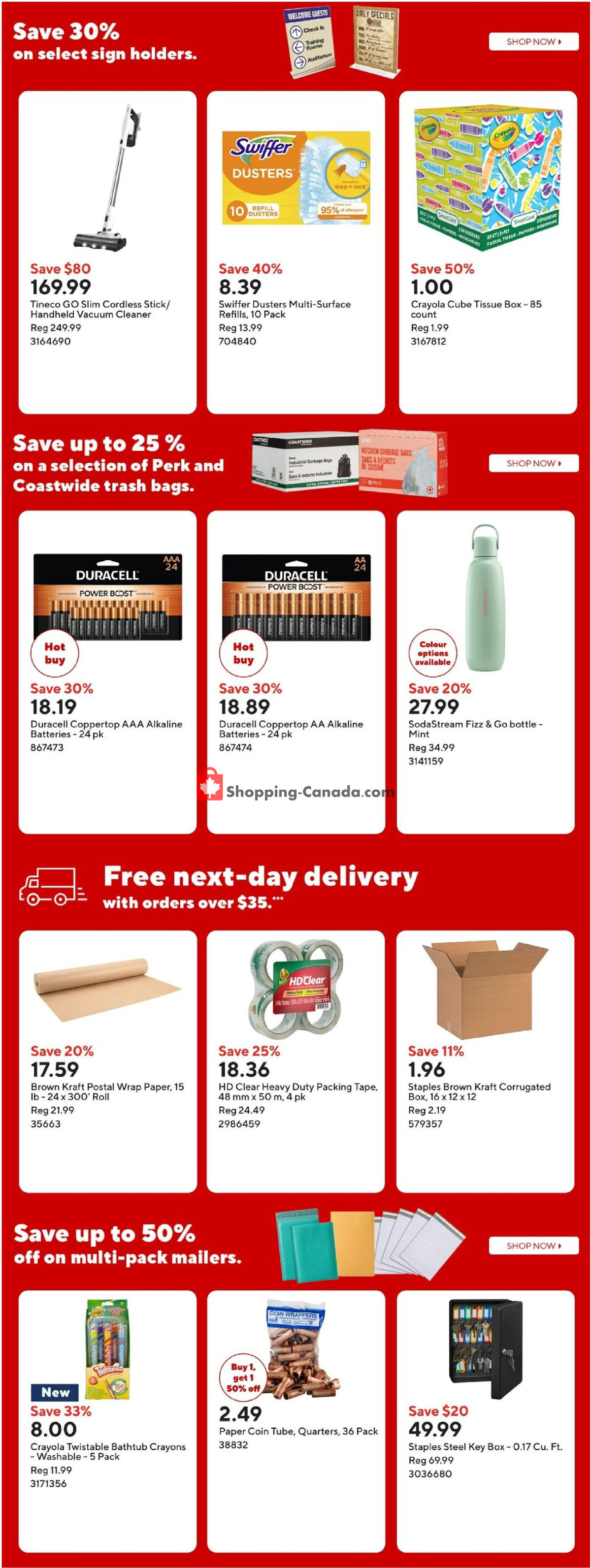 Staples flyer from Friday September 25, 2026 to Thursday October 1, 2026 - page 12