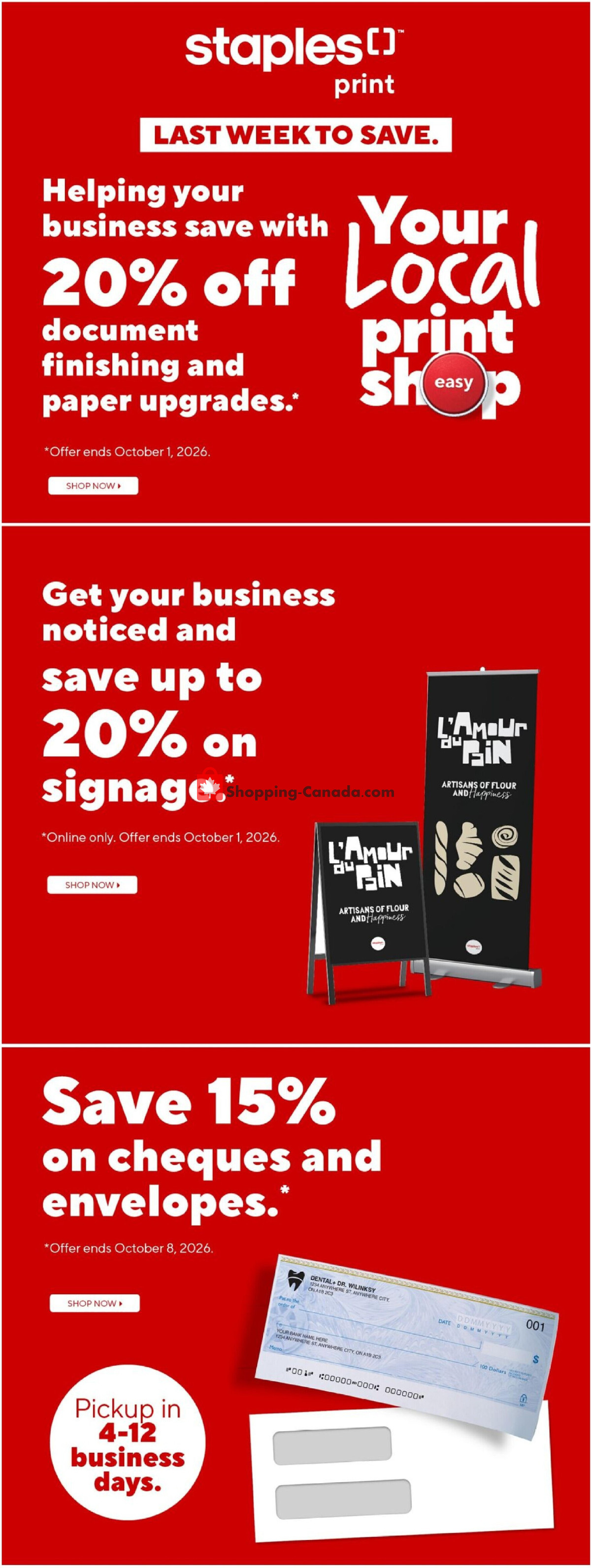 Staples flyer from Friday September 25, 2026 to Thursday October 1, 2026 - page 17