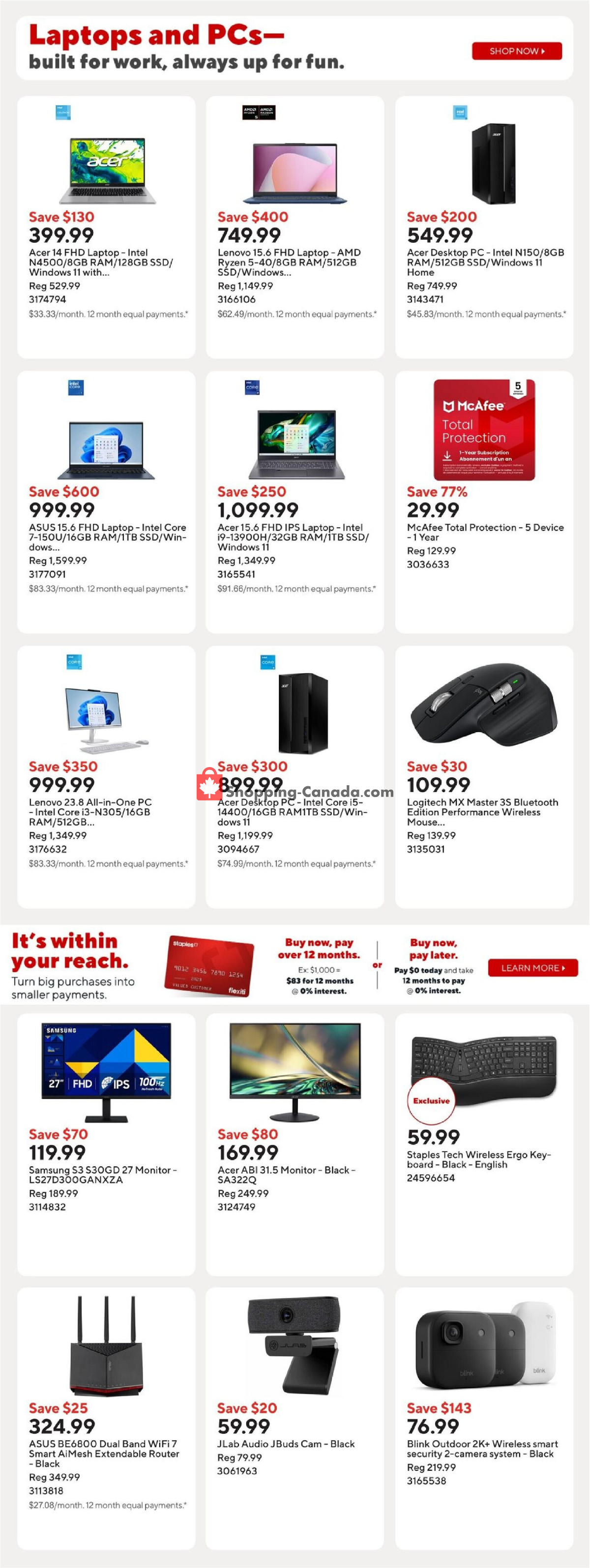 Staples flyer from Friday September 25, 2026 to Thursday October 1, 2026 - page 5