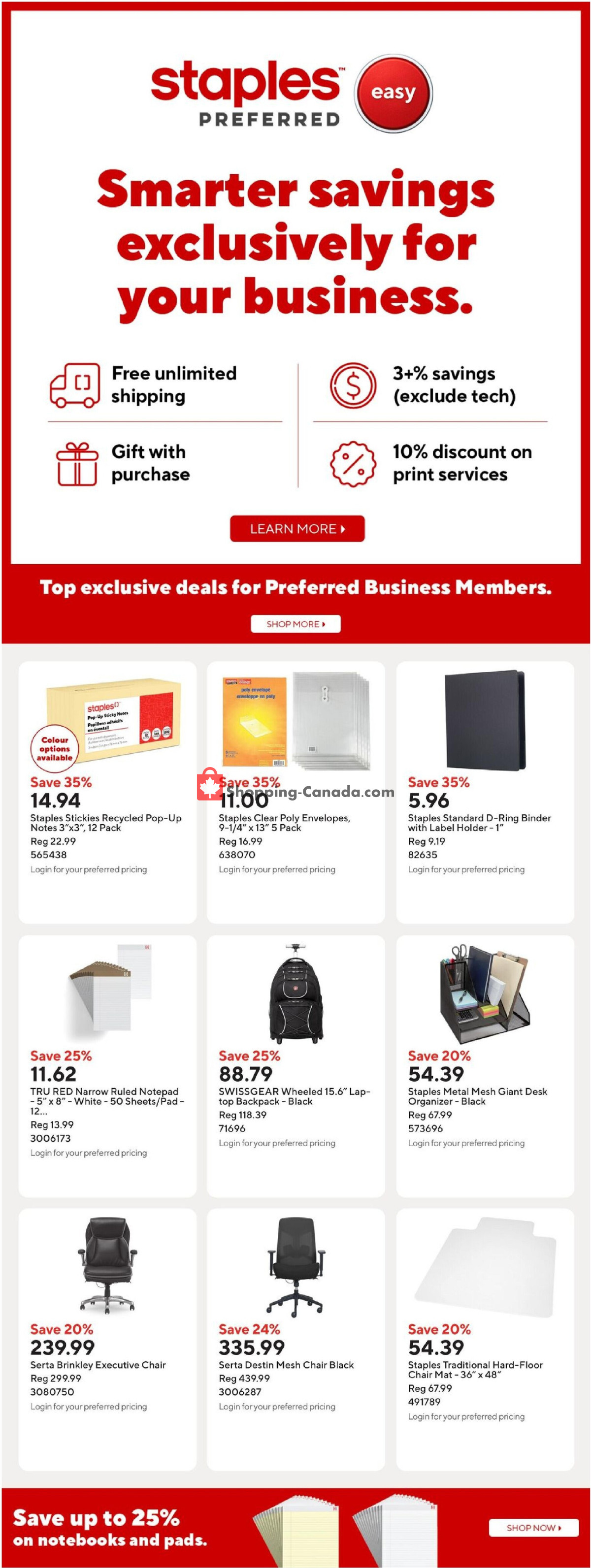Staples flyer from Friday September 4, 2026 to Thursday September 10, 2026 - page 15