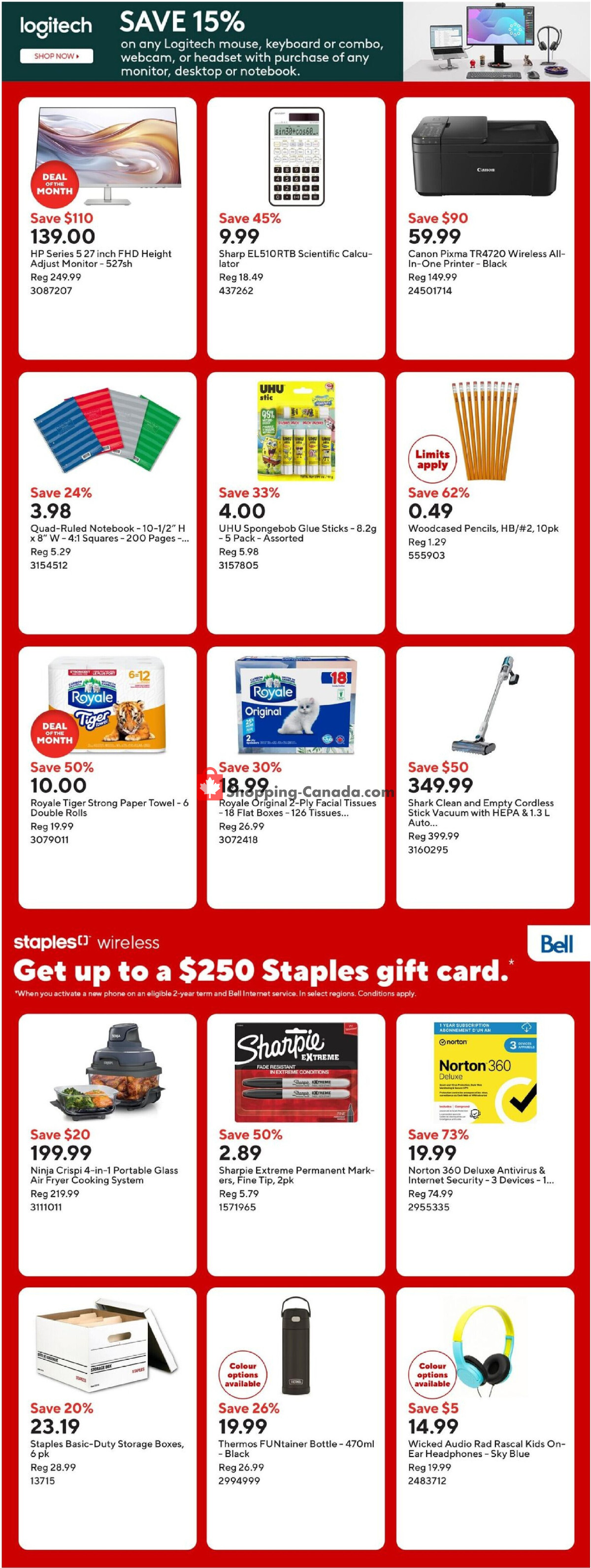 Staples flyer from Friday September 4, 2026 to Thursday September 10, 2026 - page 3