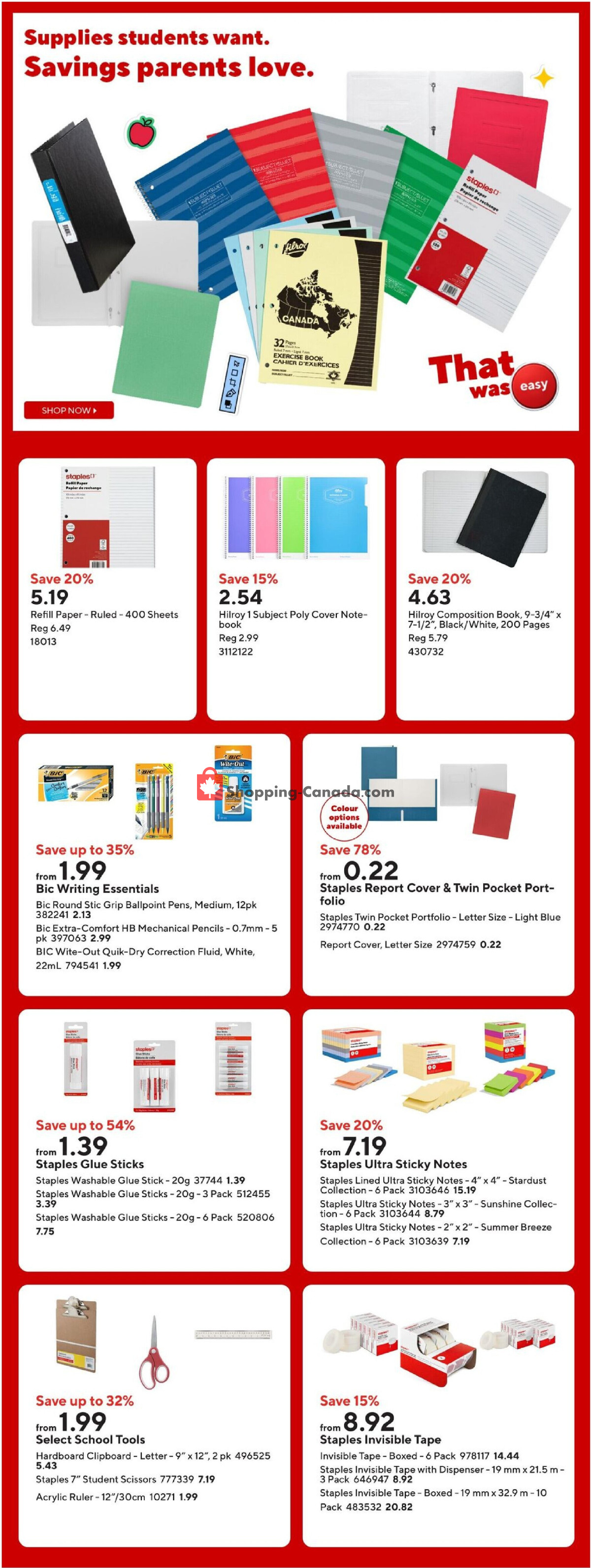 Staples flyer from Friday September 4, 2026 to Thursday September 10, 2026 - page 6