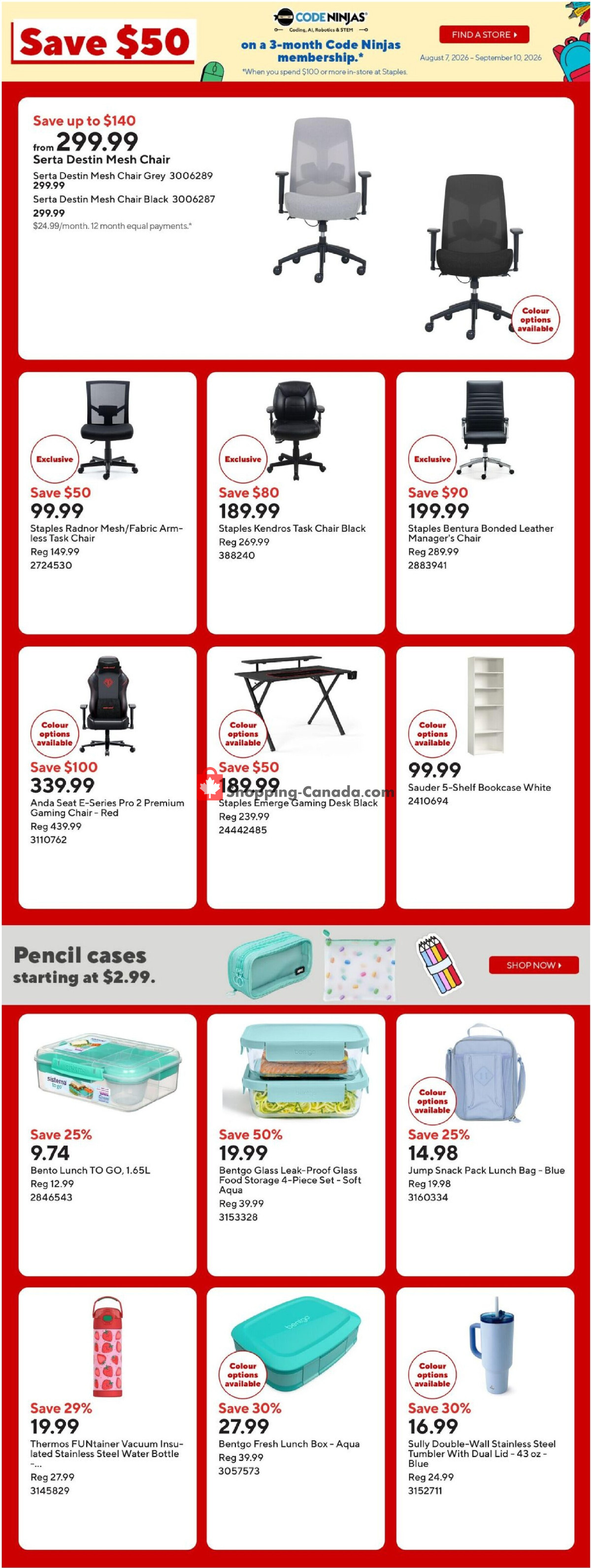 Staples flyer from Friday September 4, 2026 to Thursday September 10, 2026 - page 9