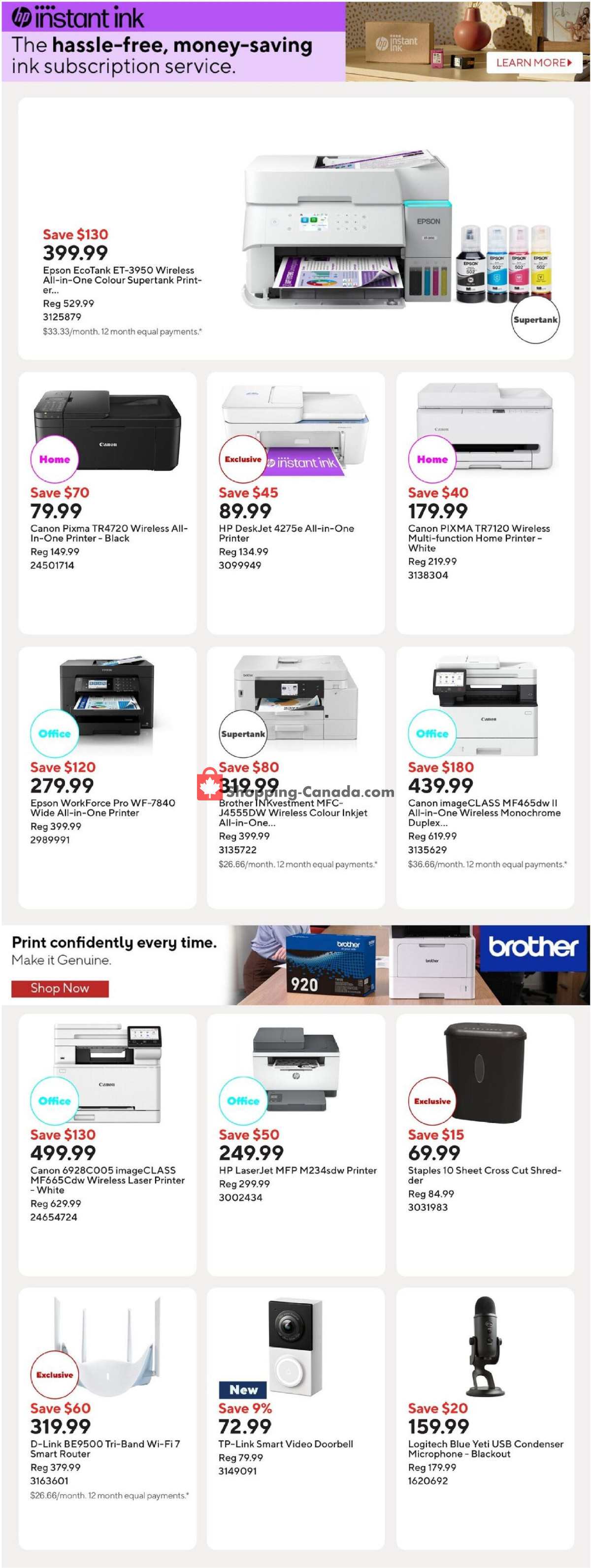 Staples flyer from Wednesday July 22, 2026 to Thursday July 23, 2026 - page 11