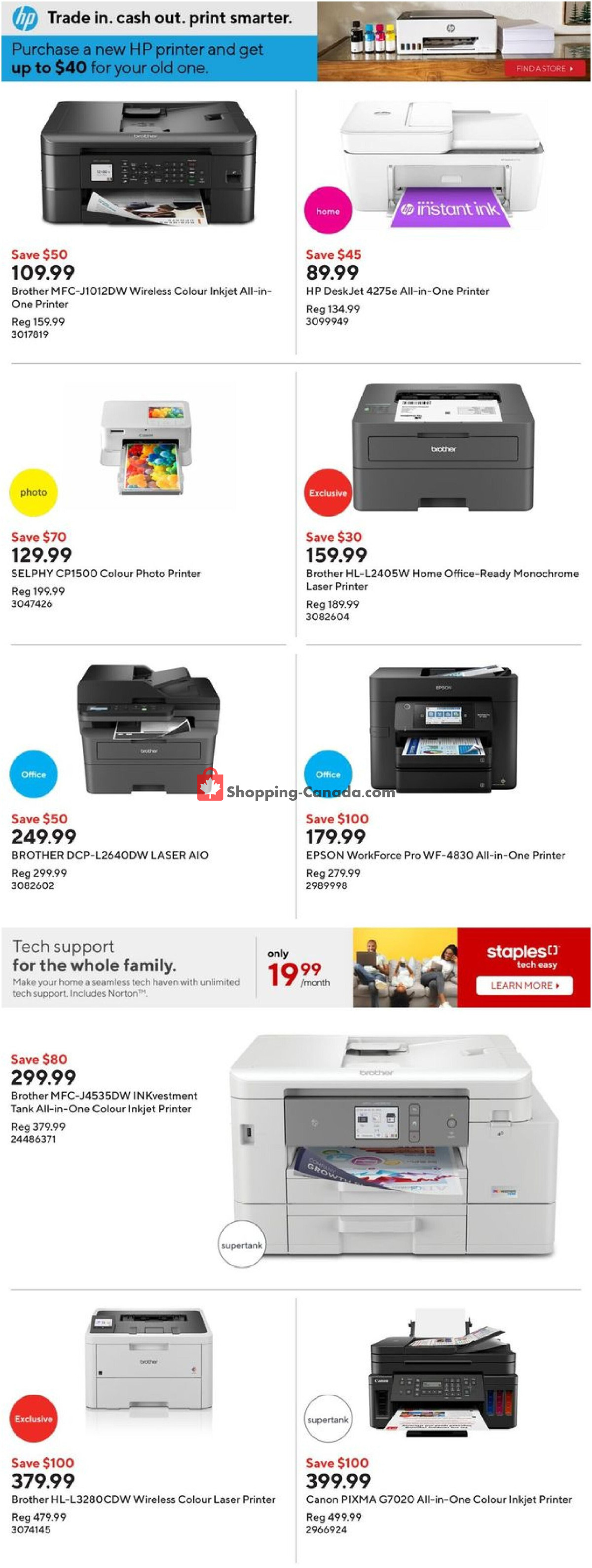 Staples flyer from Wednesday December 11, 2024 to Tuesday December 17, 2024 - page 19
