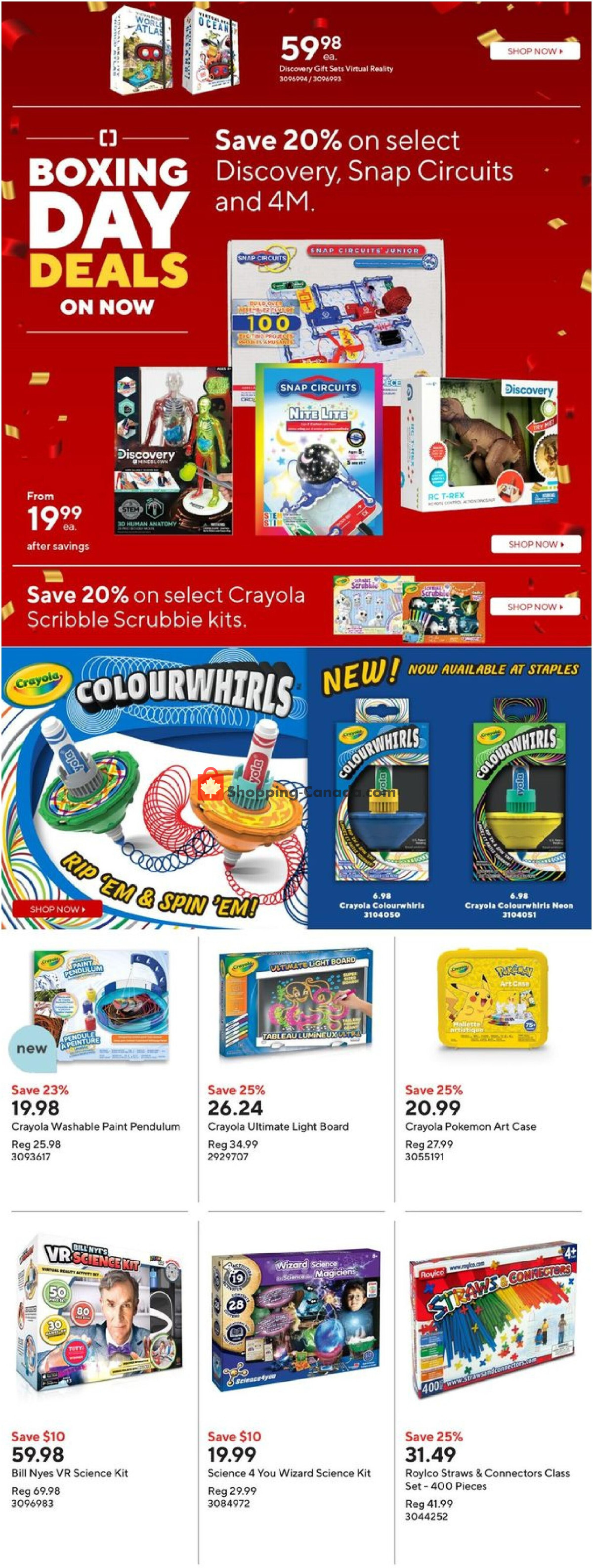 Staples flyer from Wednesday December 11, 2024 to Tuesday December 17, 2024 - page 5