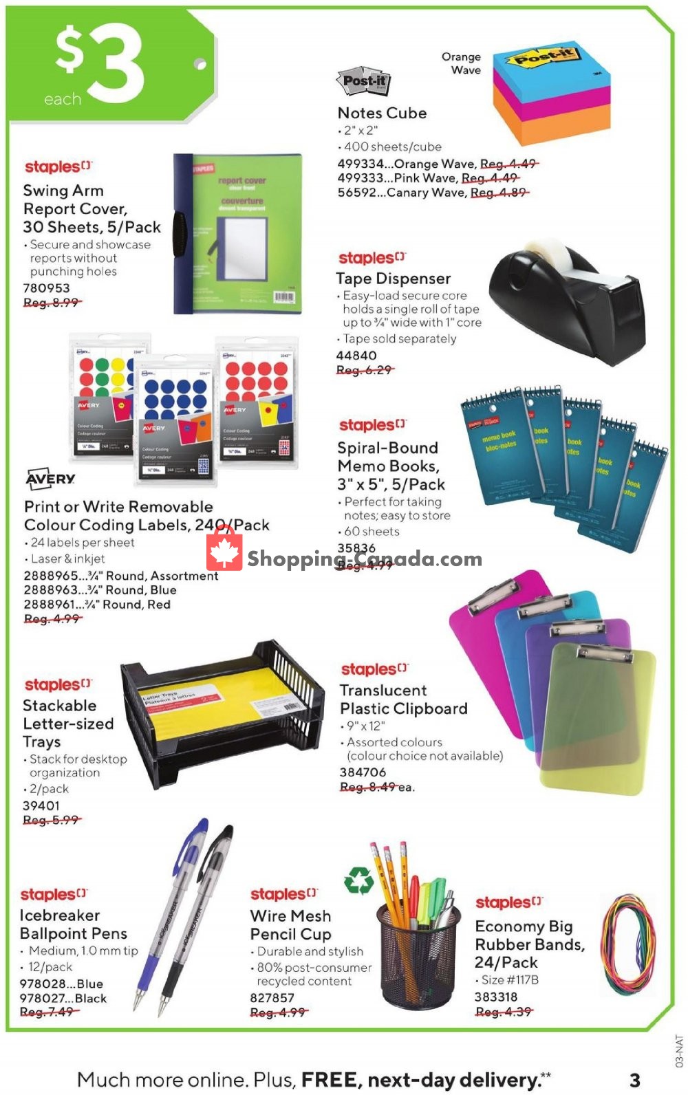 Staples flyer from Wednesday February 5, 2020 to Tuesday February 18, 2020 - page 3