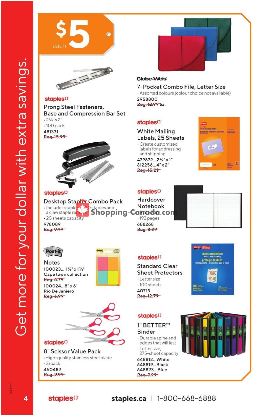 Staples flyer from Wednesday February 5, 2020 to Tuesday February 18, 2020 - page 4