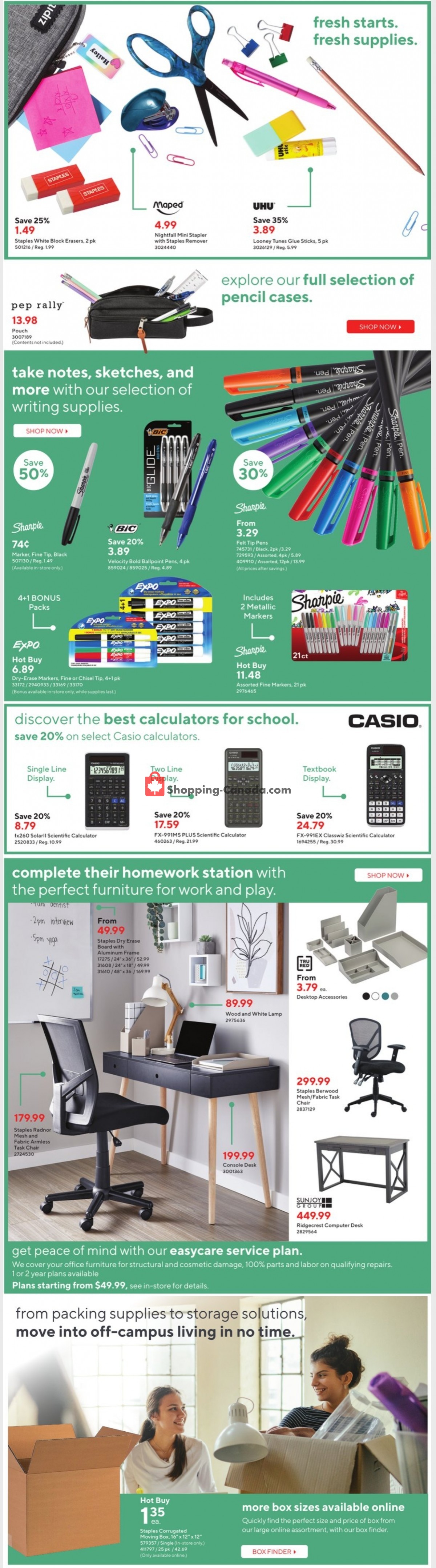 Staples flyer from Wednesday August 3, 2022 to Tuesday August 9, 2022 - page 3
