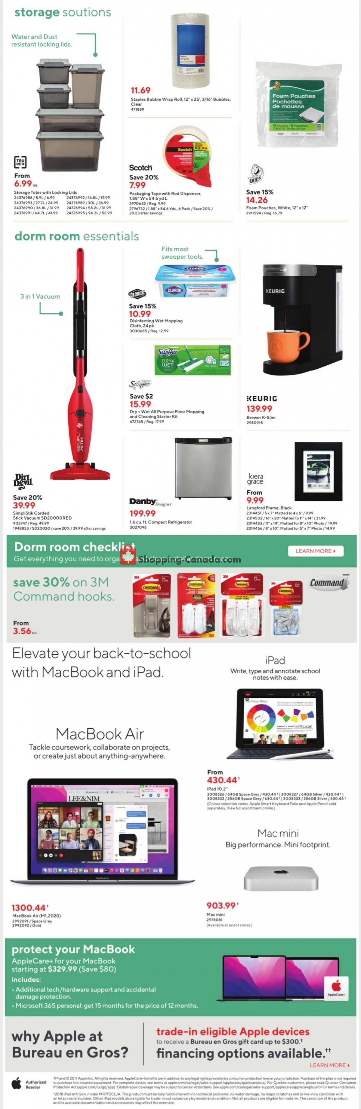 Staples flyer from Wednesday August 3, 2022 to Tuesday August 9, 2022 - page 4