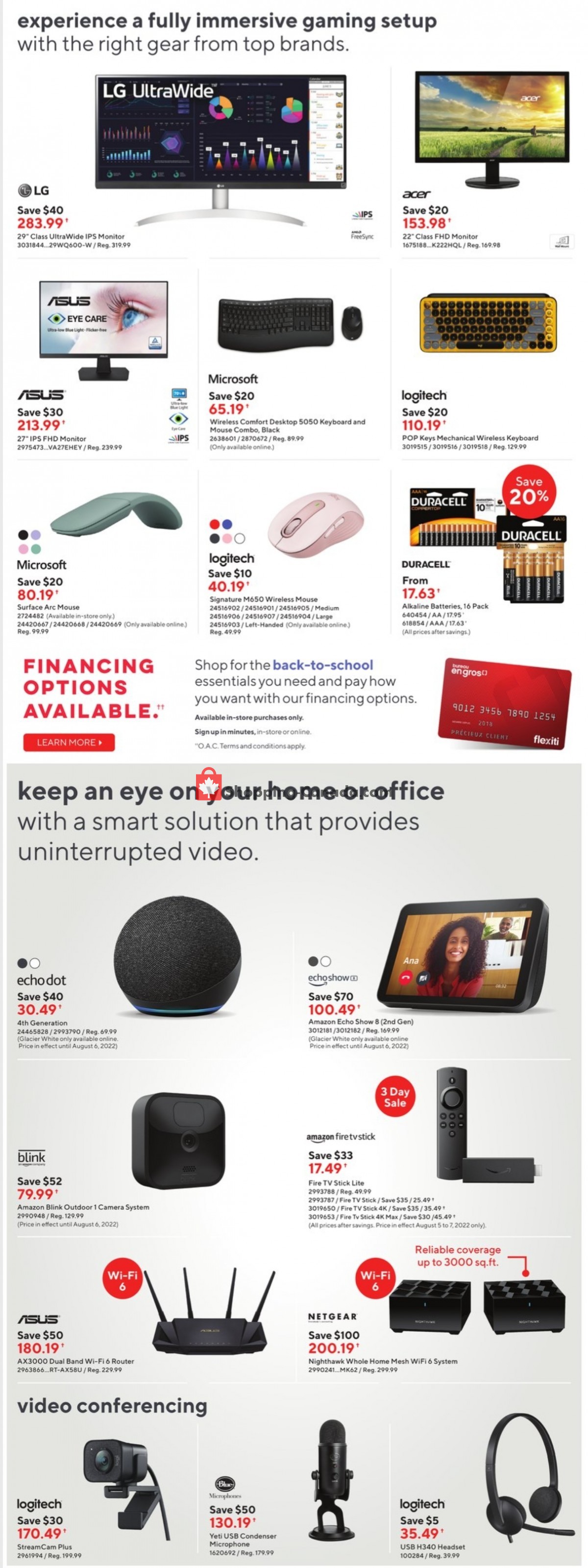 Staples flyer from Wednesday August 3, 2022 to Tuesday August 9, 2022 - page 7