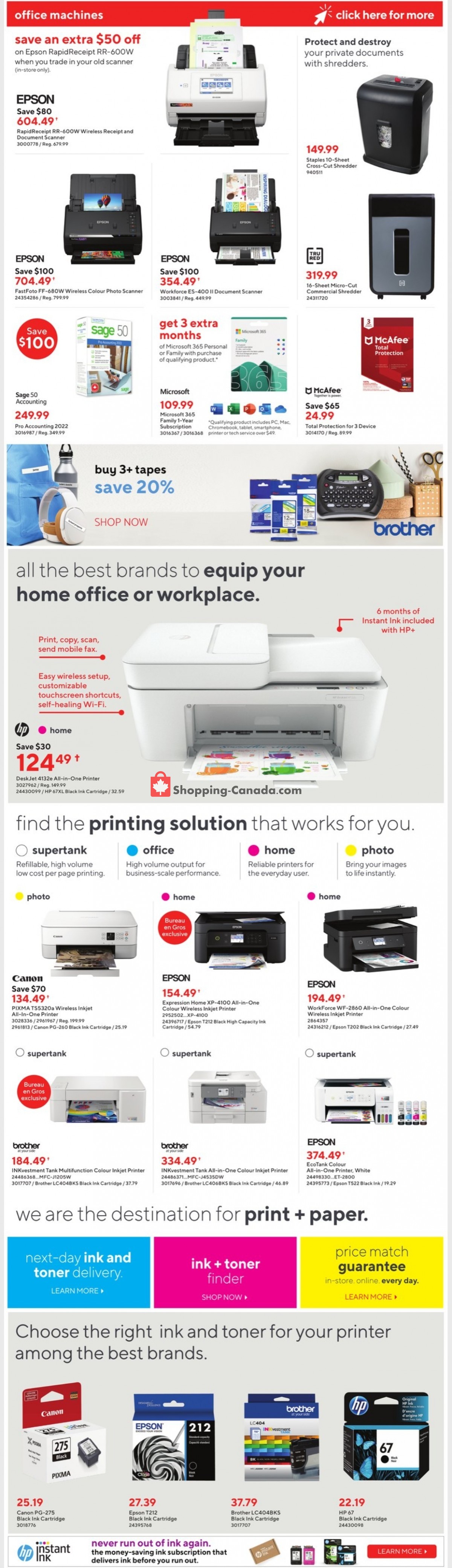 Staples flyer from Wednesday August 3, 2022 to Tuesday August 9, 2022 - page 8